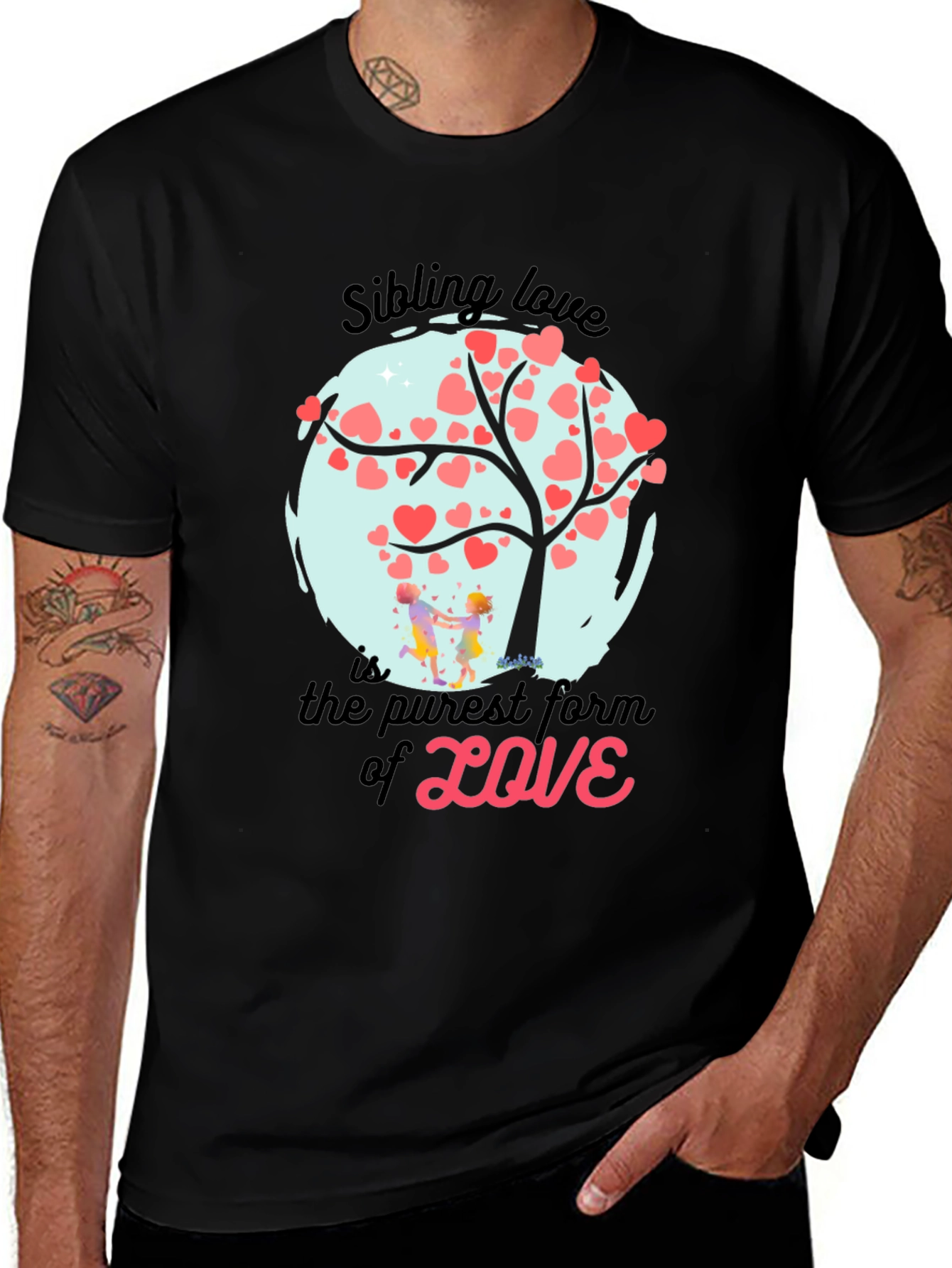 Variant 29 of Sibling Love T-Shirt - Purest Form of Love Tee