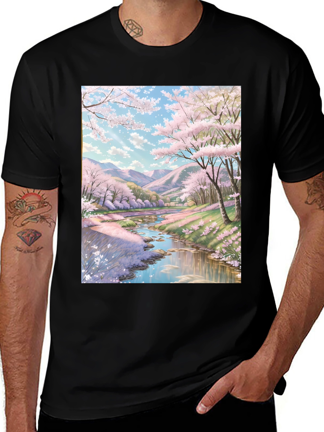 Variant 17 of Nature River T-Shirt