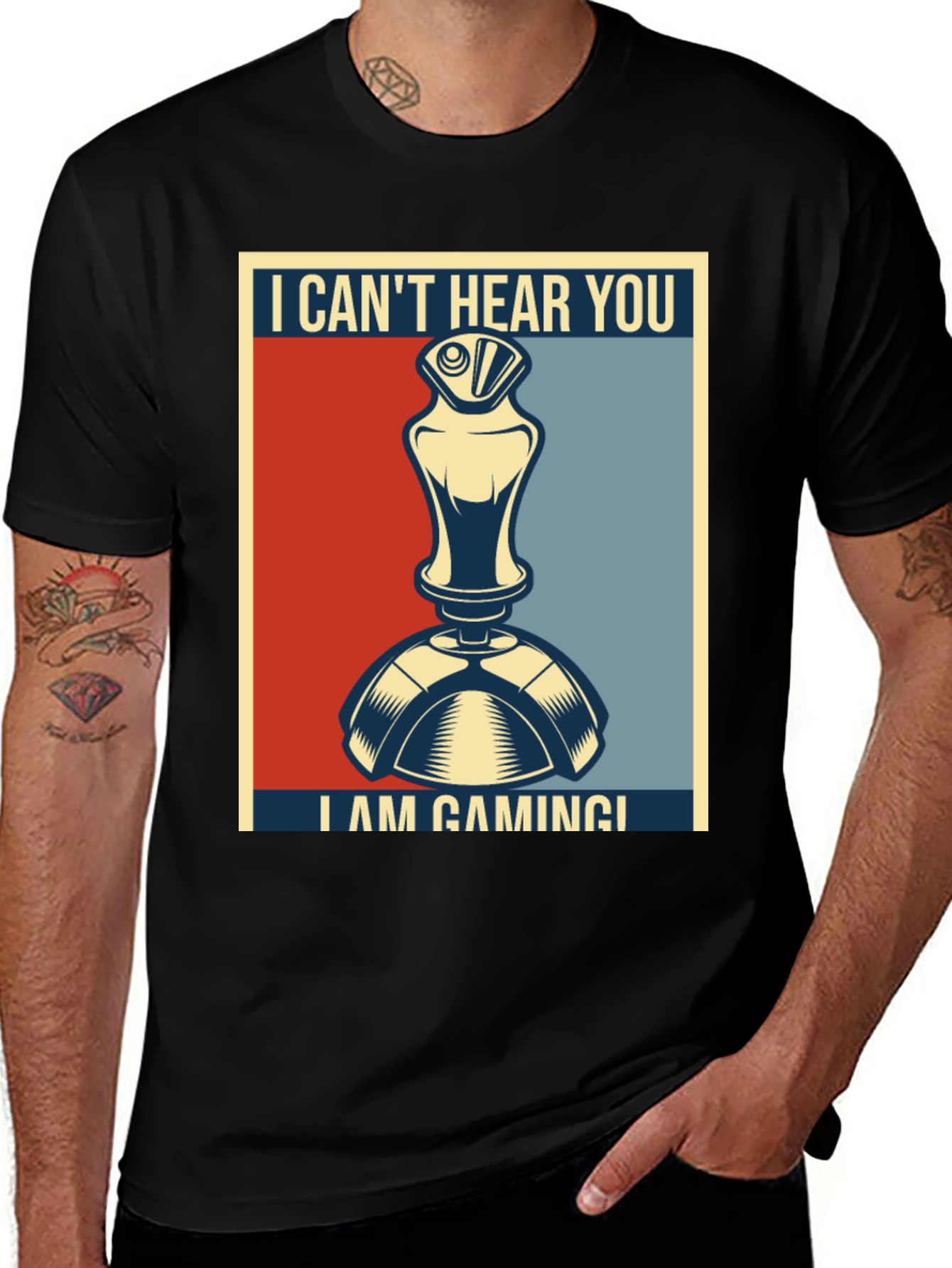 Variant 24 of I Can't Hear You I'm Gaming T-Shirt
