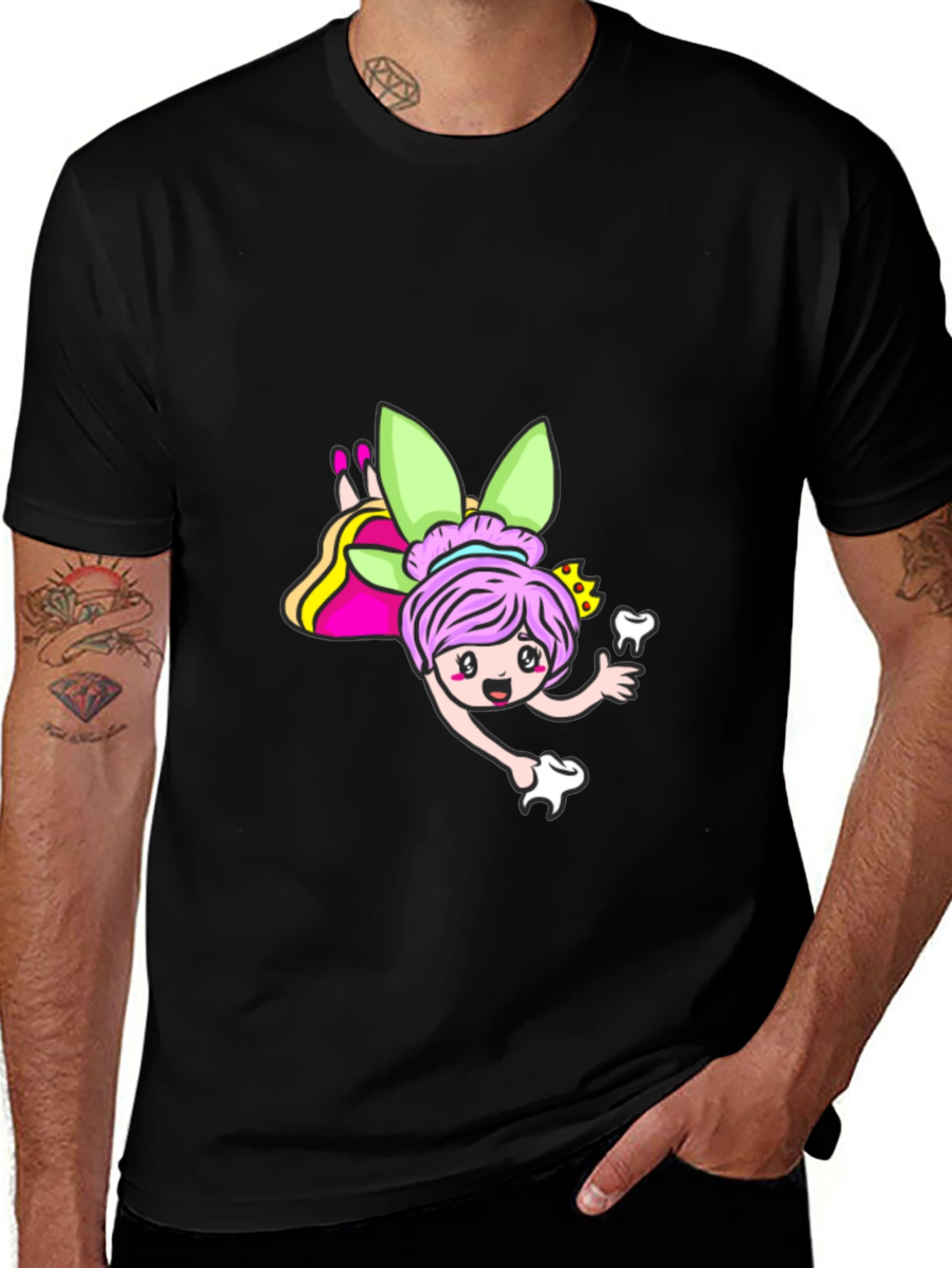 Variant 19 of Tooth Fairy Cartoon Graphic T-Shirt