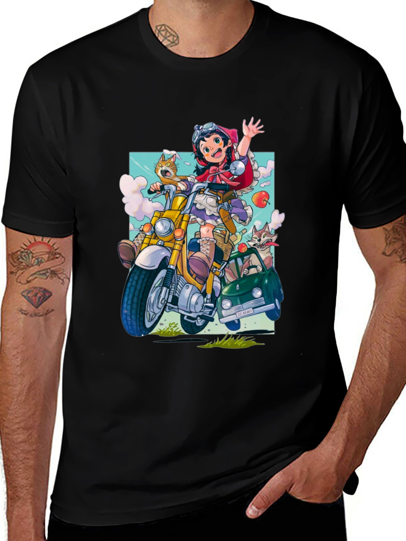 Variant 24 of Anime Style Graphic T-Shirt