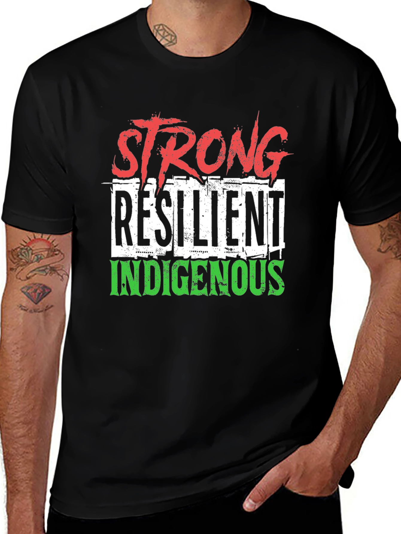 Variant 14 of Strong Resilient Indigenous T-Shirt