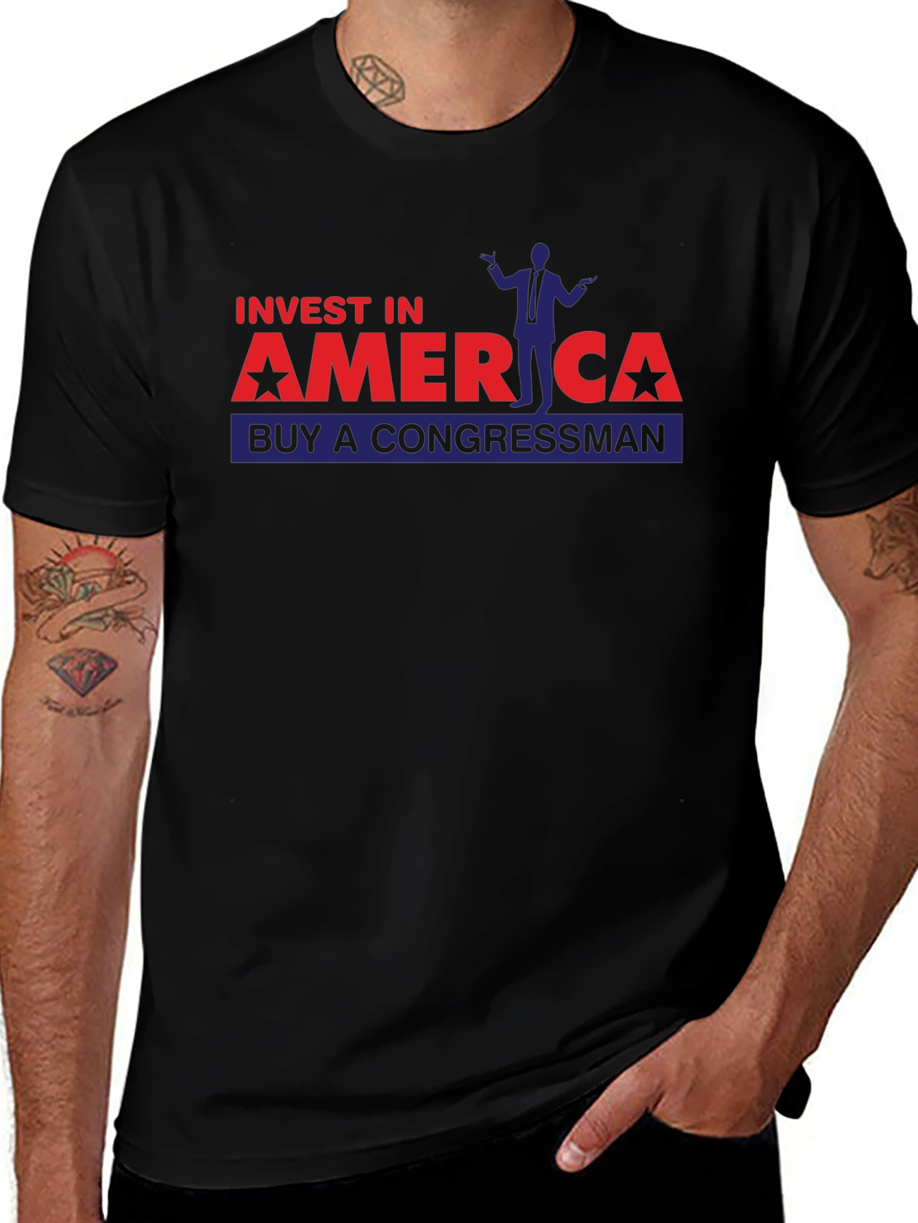 Variant 12 of Invest In America T-Shirt