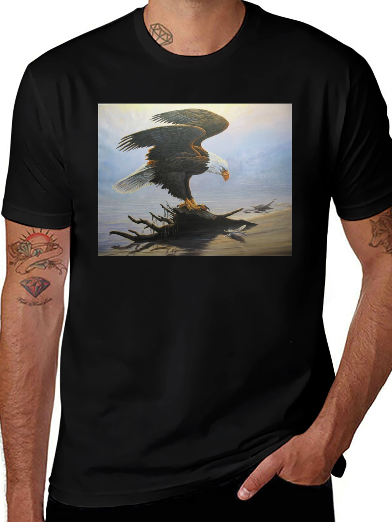 Bald Eagle Graphic T-Shirt