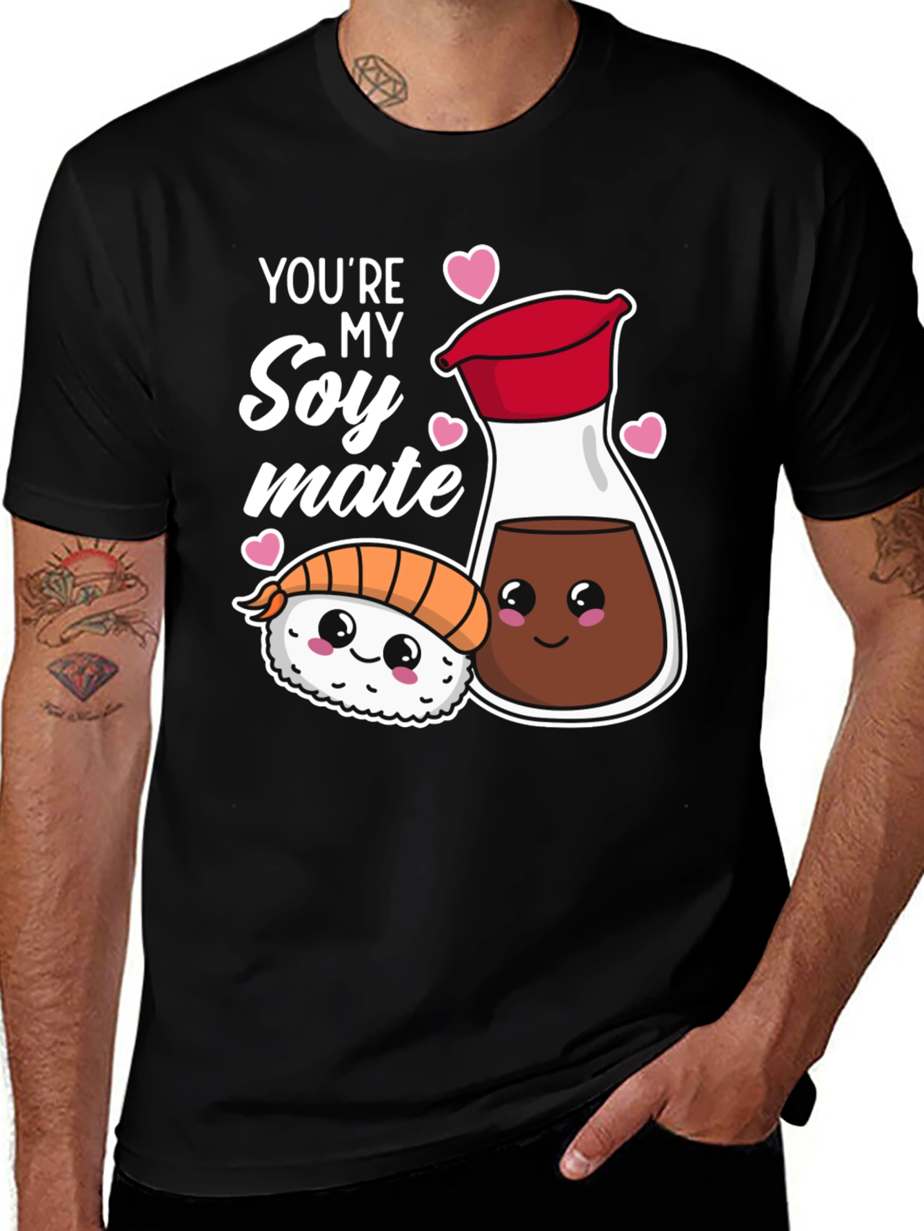 Variant 18 of Sushi Soy Mate Pun T-Shirt -  Cute Foodie Gift