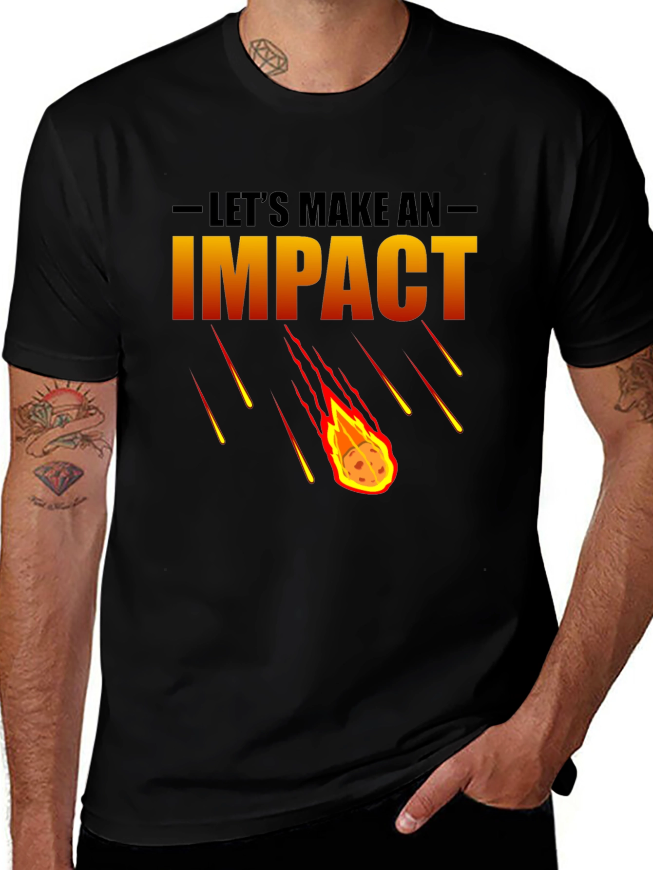 Variant 29 of Let's Make an Impact Graphic T-Shirt