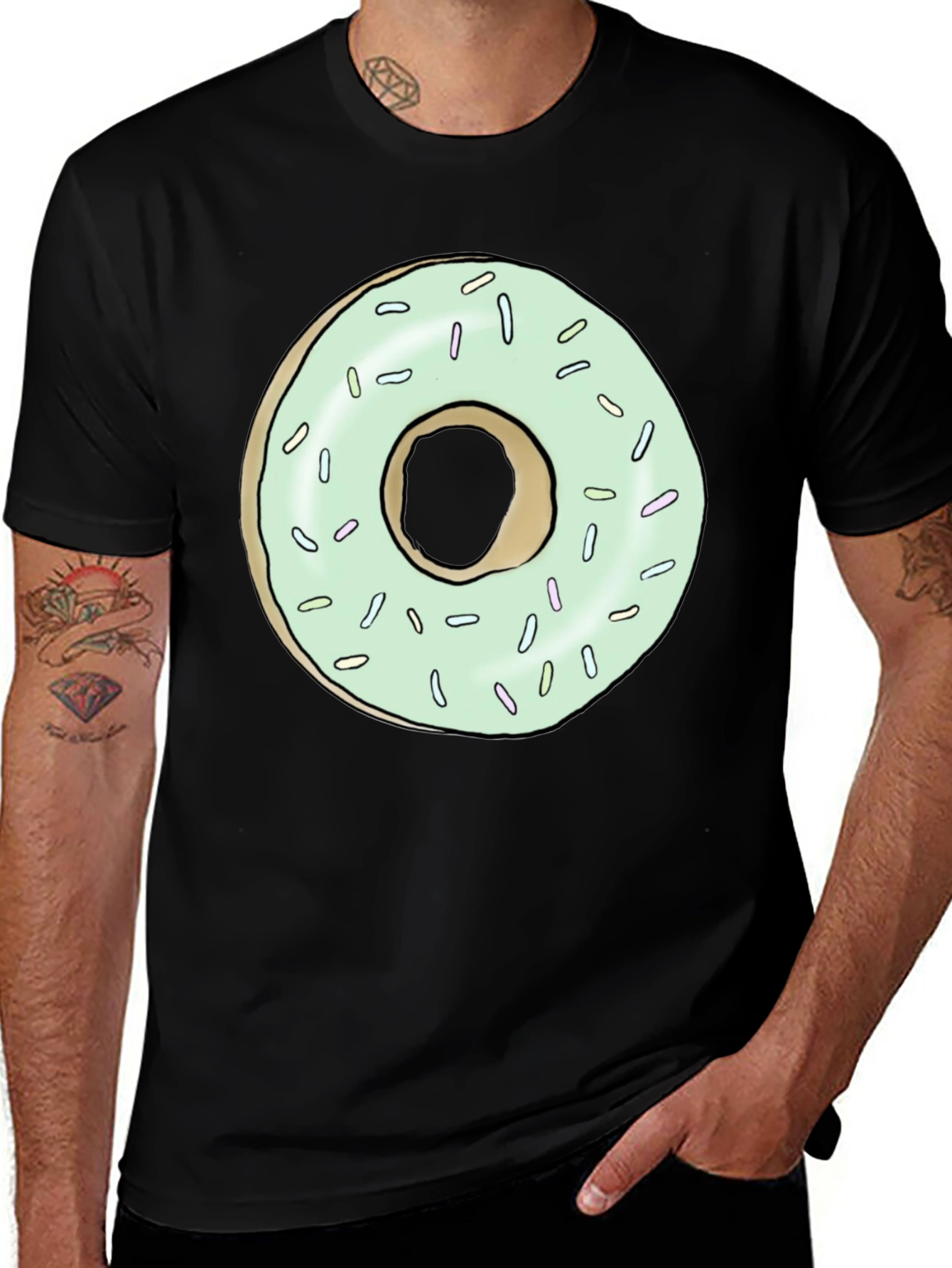 Variant 13 of Donut Graphic Tee - Sweet Tooth Fashion
