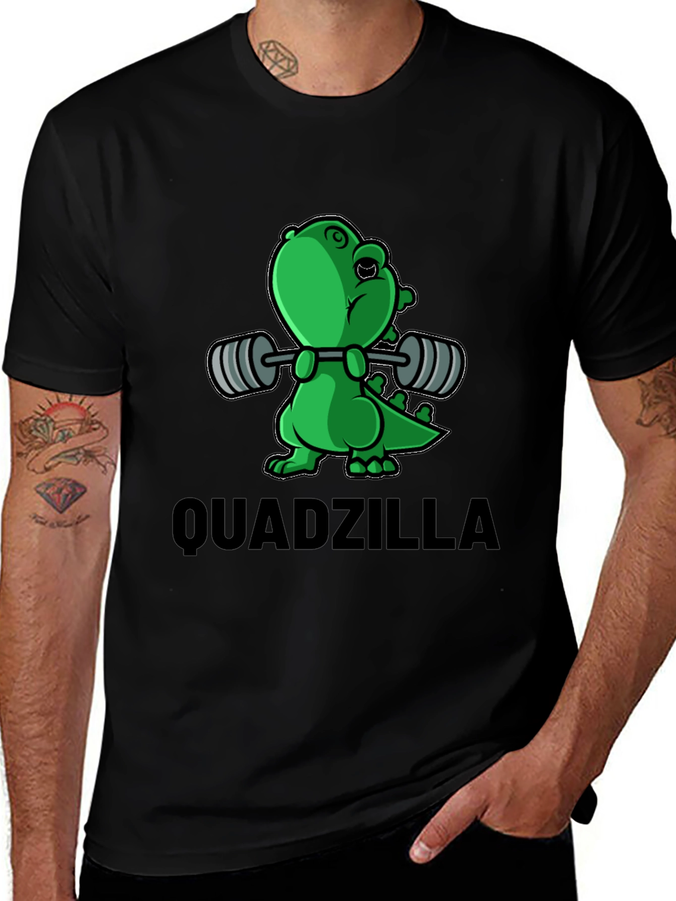 Variant 9 of Quadzilla Dinosaur Graphic Tee