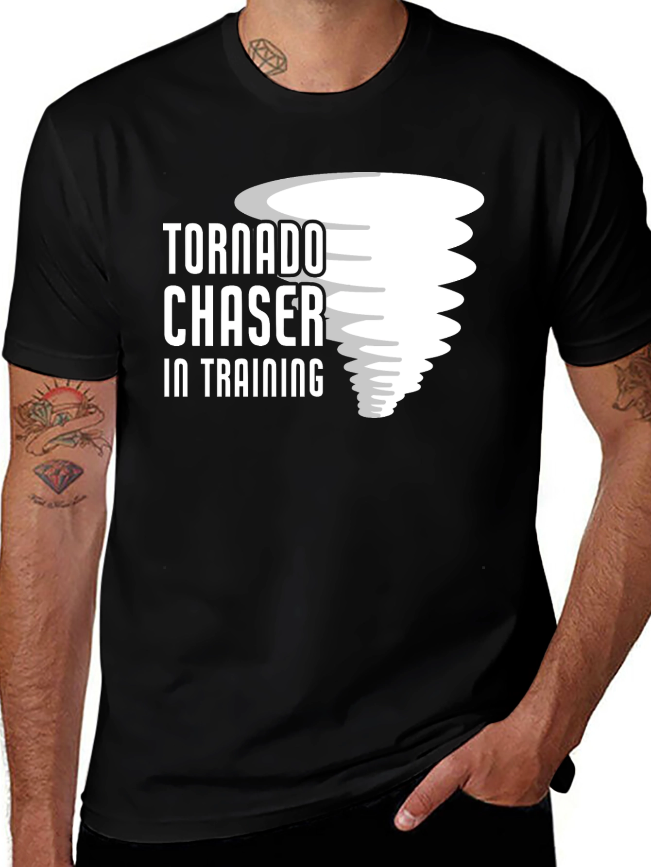 Tornado Chaser In Training Graphic Tee
