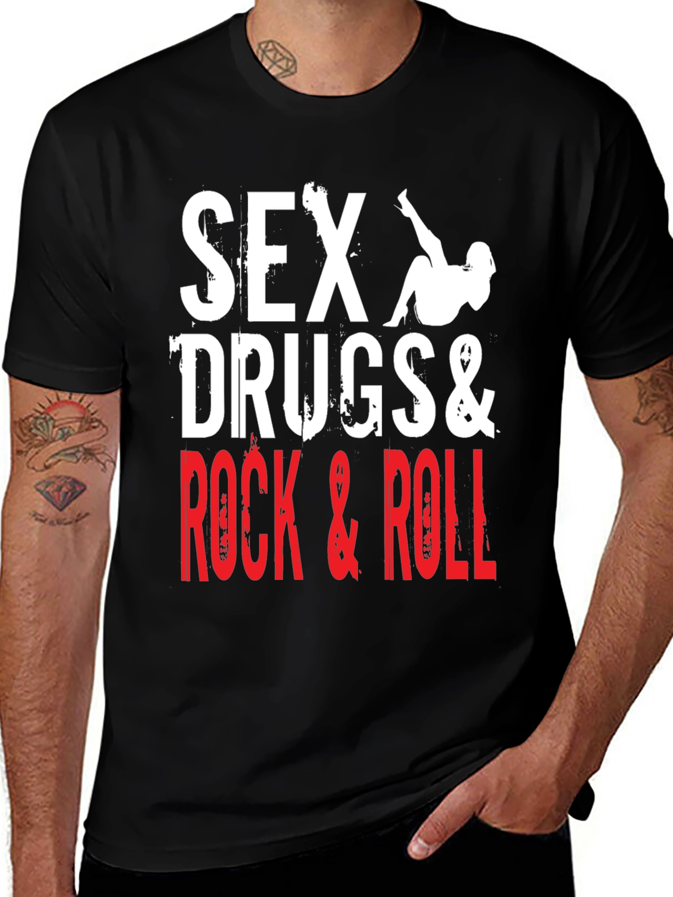Variant 13 of Sex, Drugs & Rock and Roll Graphic T-Shirt