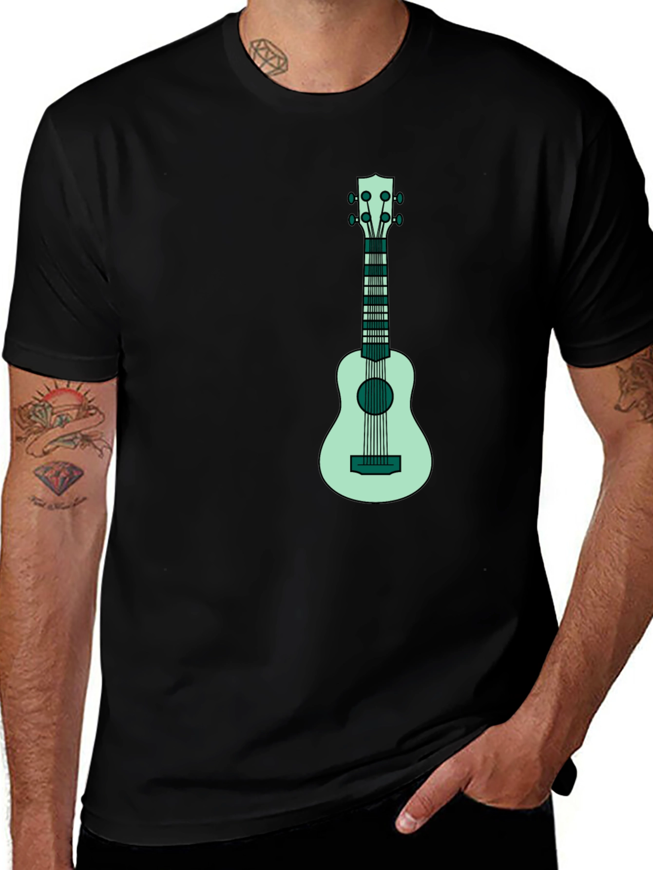 Variant 13 of Ukulele Graphic Tee - Cool Music Lover Shirt