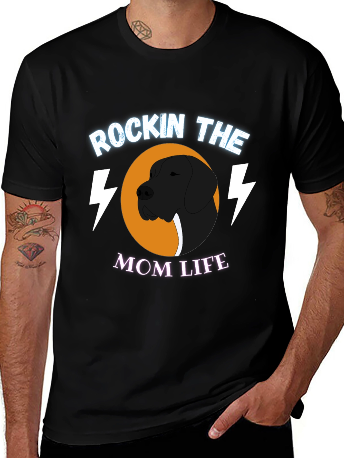 Variant 22 of Rockin' The Dog Mom Life Tee
