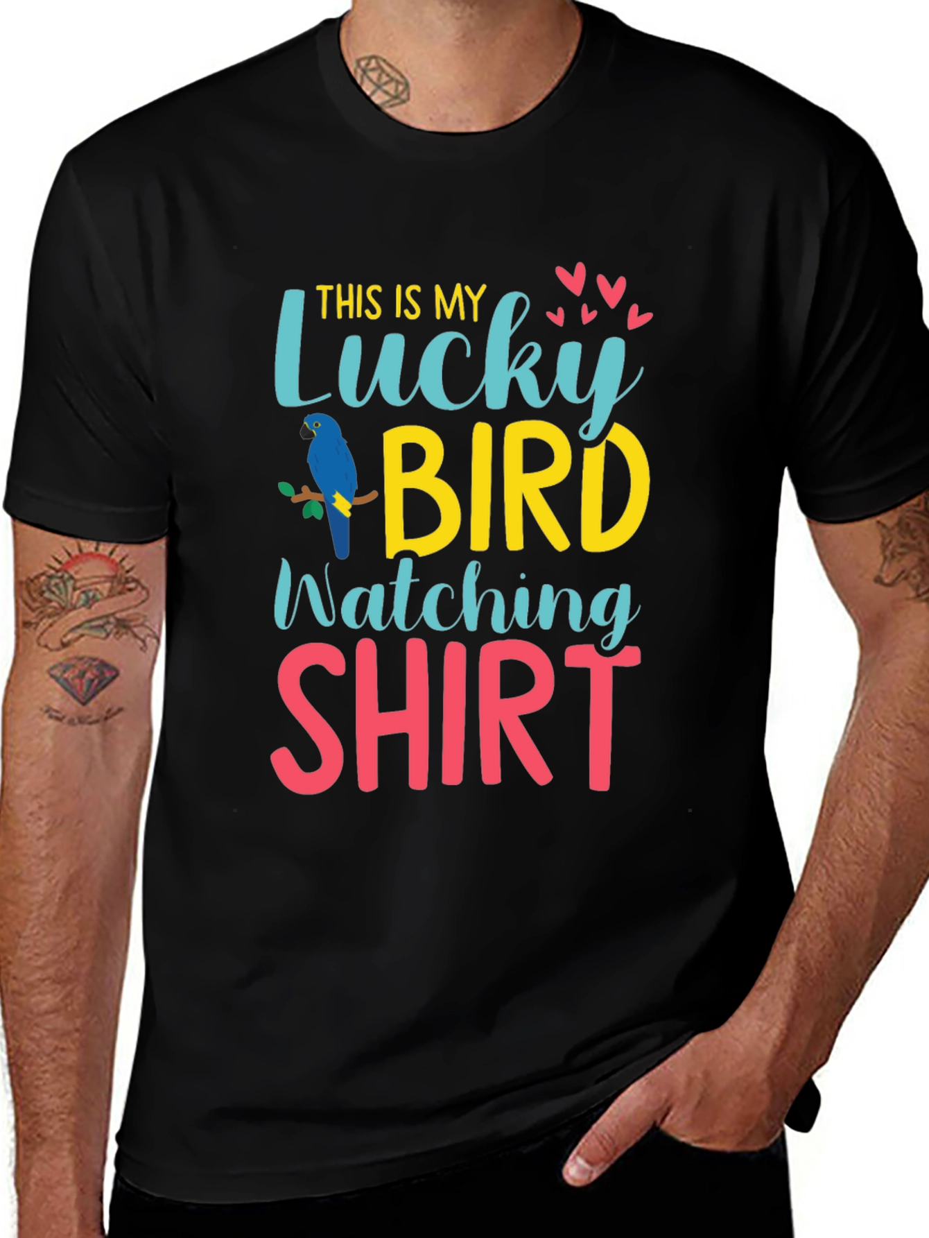 Variant 8 of Lucky Bird Watching Shirt - Graphic Tee