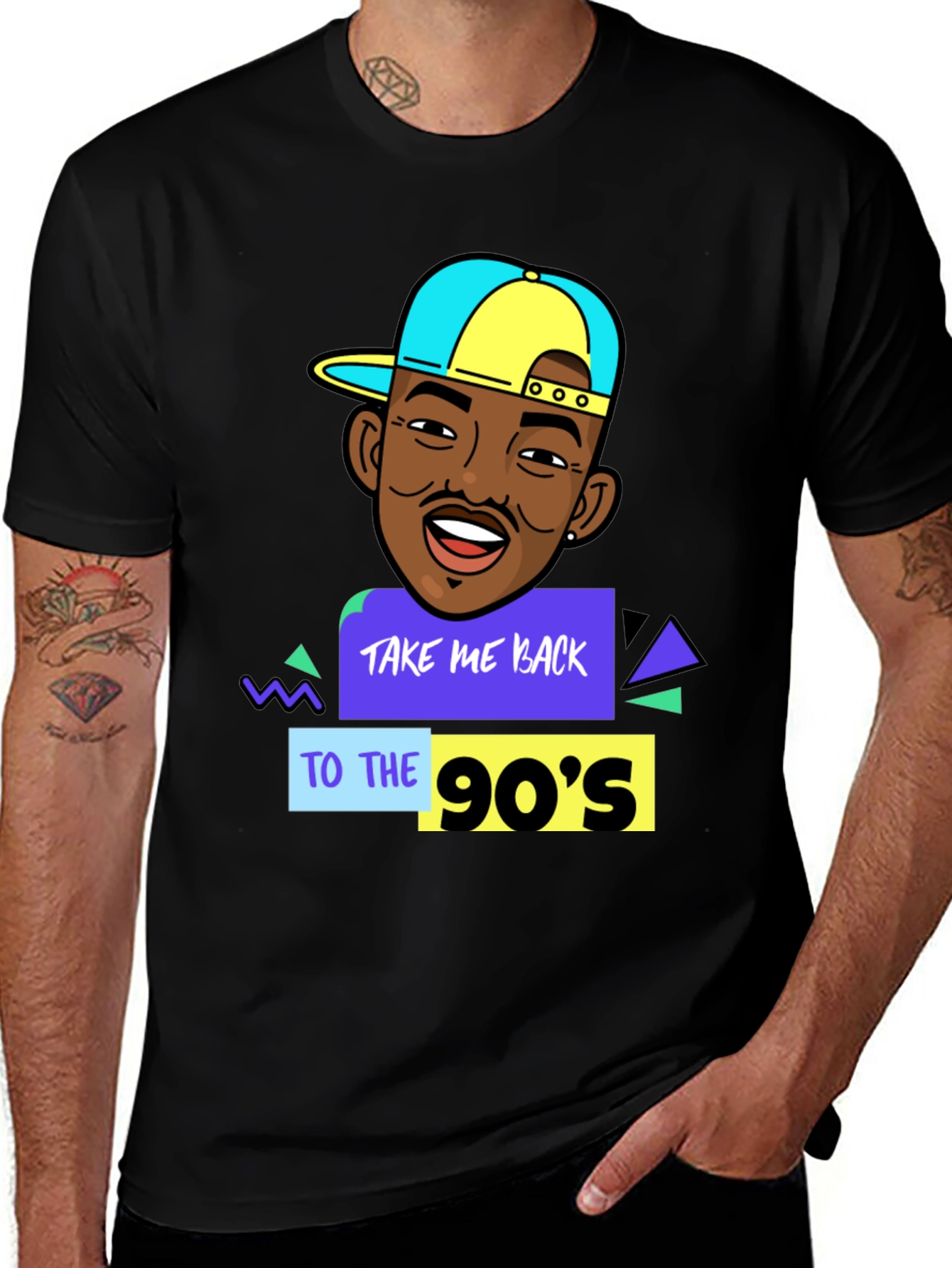 Variant 25 of Fresh Prince of Bel-Air 90's Throwback T-Shirt