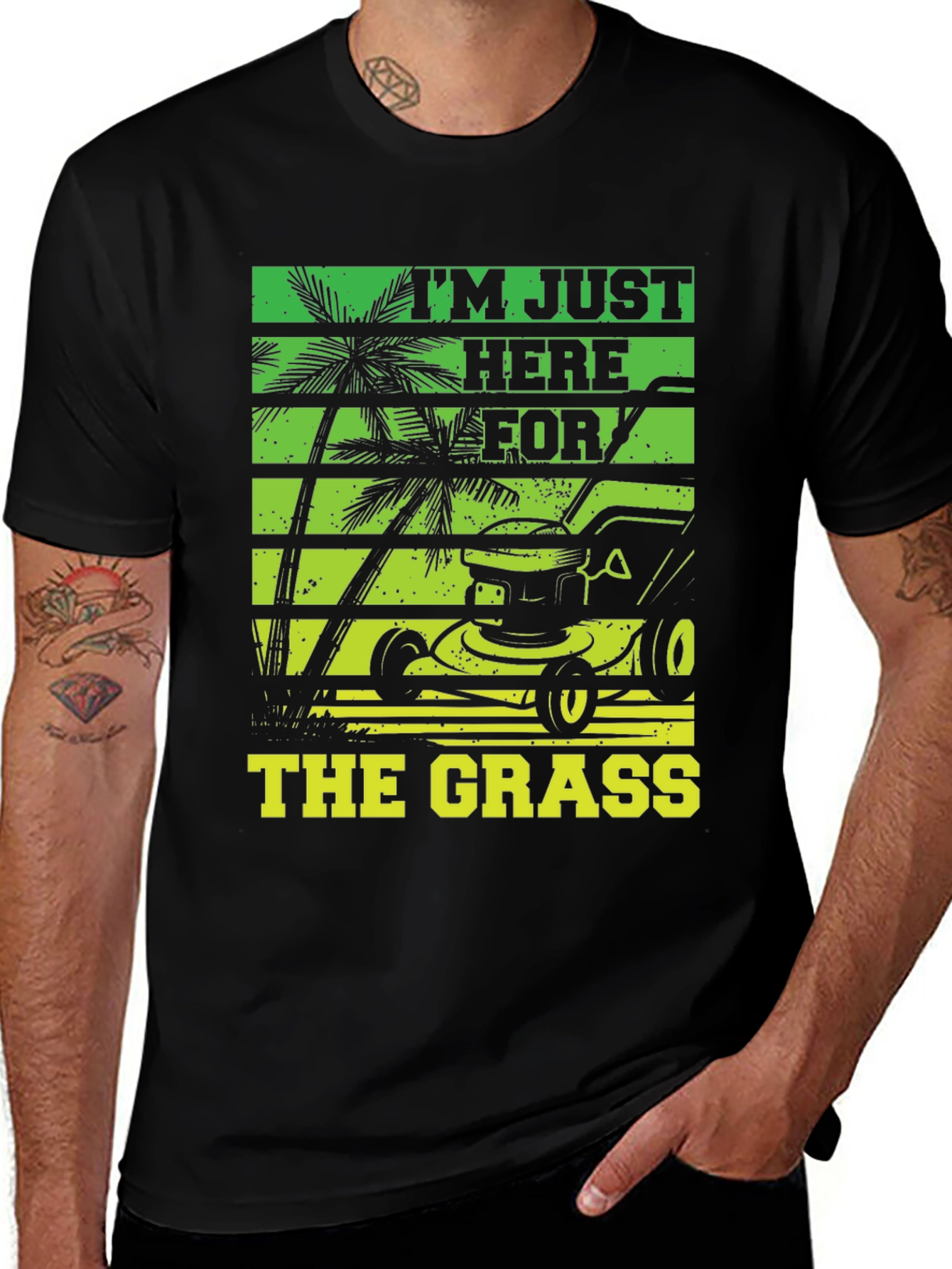 Variant 28 of Just Here For The Grass T-Shirt