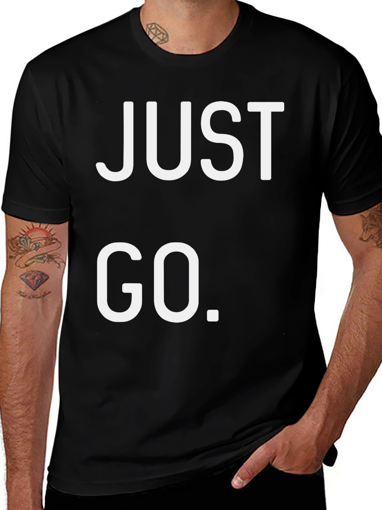 Variant 10 of Just Go Black T-Shirt