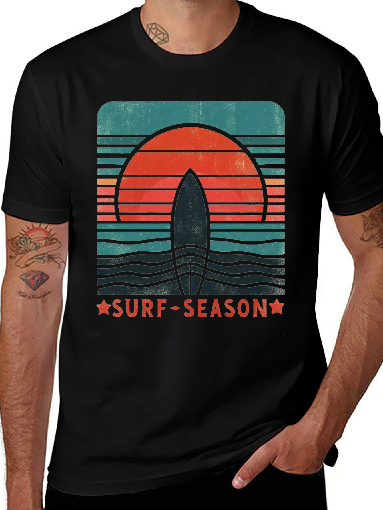 Vintage Surf Season Graphic Tee