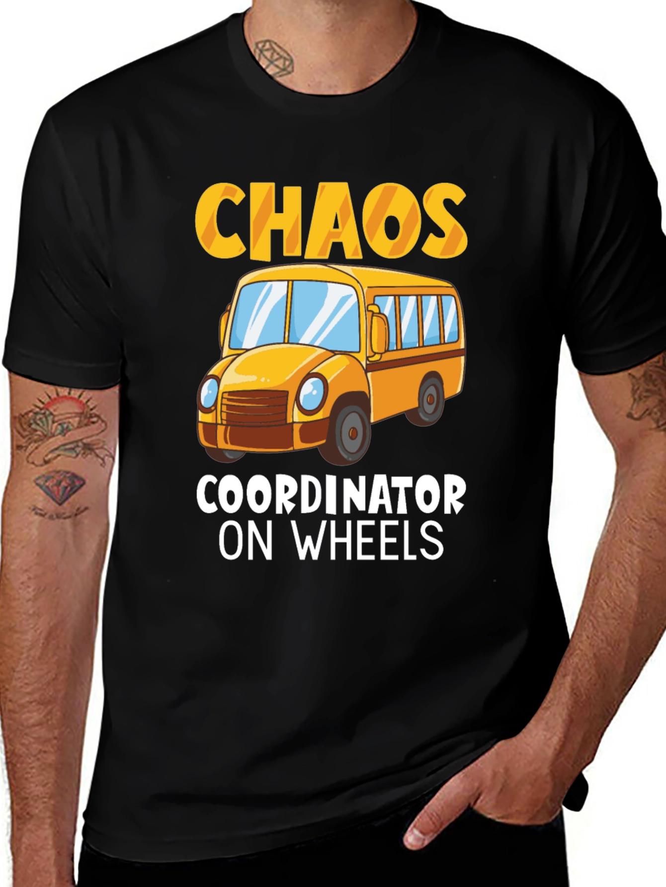 Variant 11 of Chaos Coordinator On Wheels T-Shirt