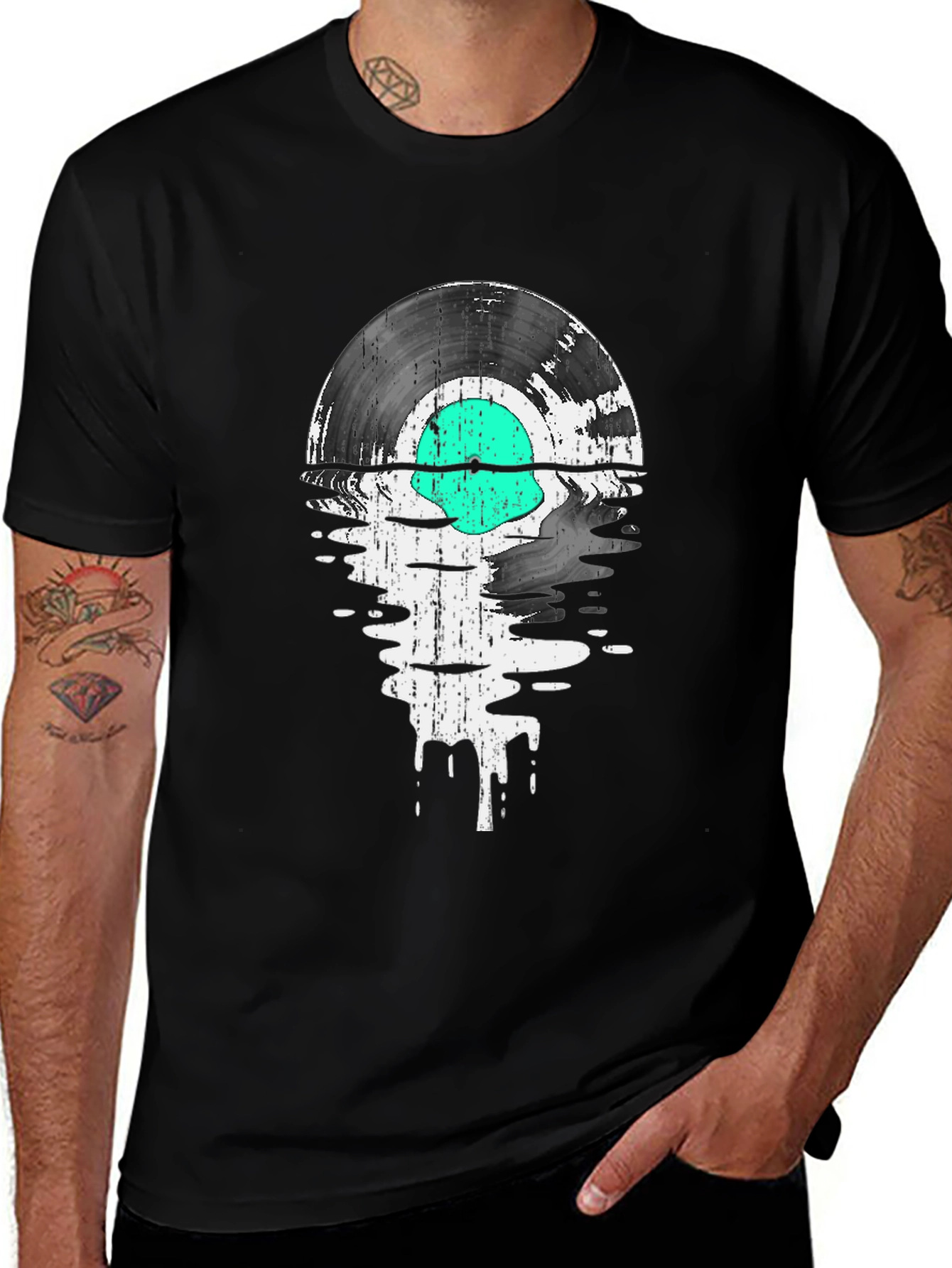 Variant 16 of Retro Vinyl Record Graphic Tee
