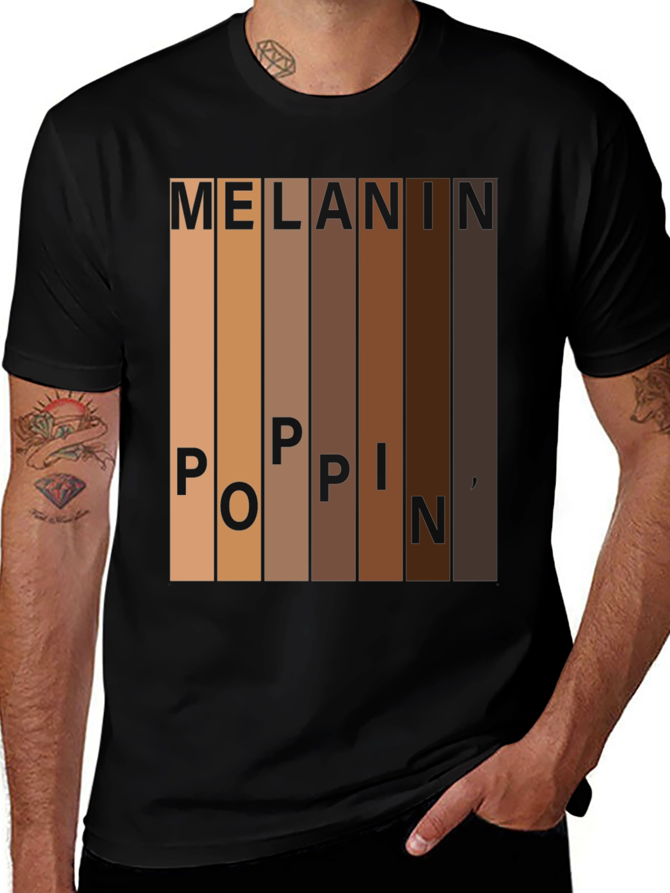 Melanin Poppin' Graphic Tee