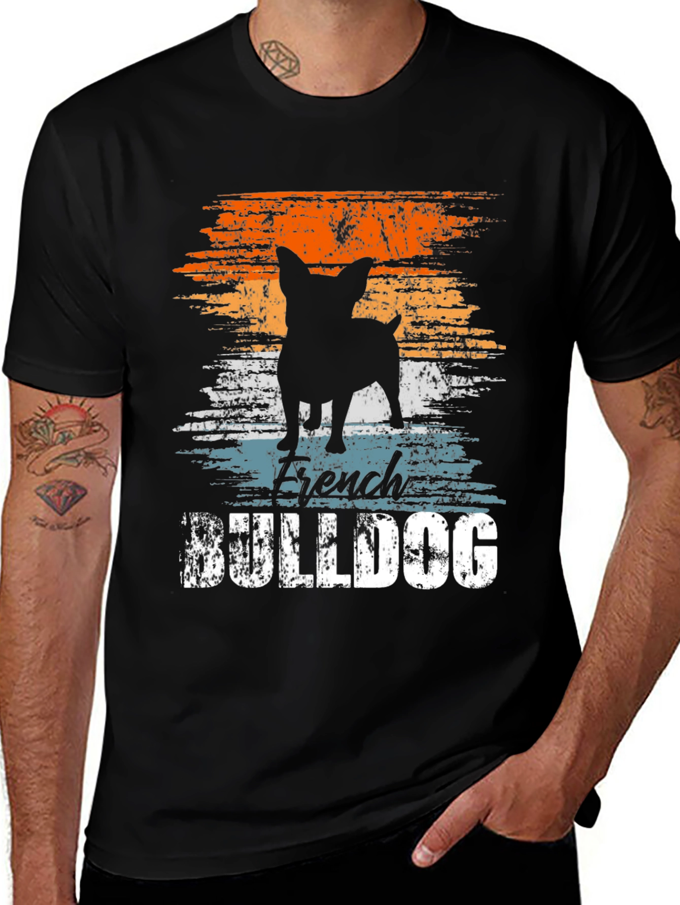 Variant 12 of French Bulldog Graphic Tee - Dog Lover Shirt