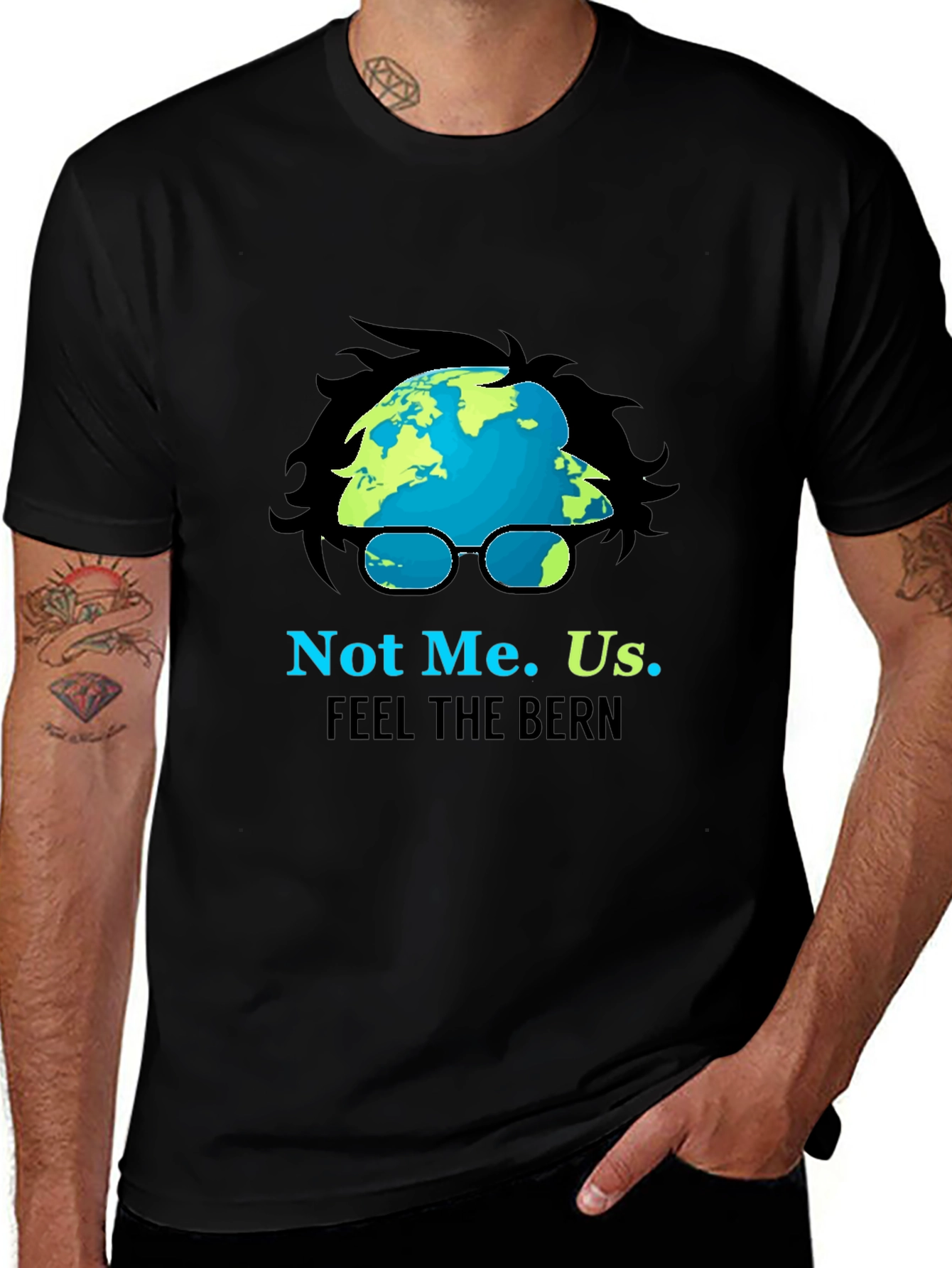 Variant 17 of Not Me. Us. Feel The Bern Political T-Shirt