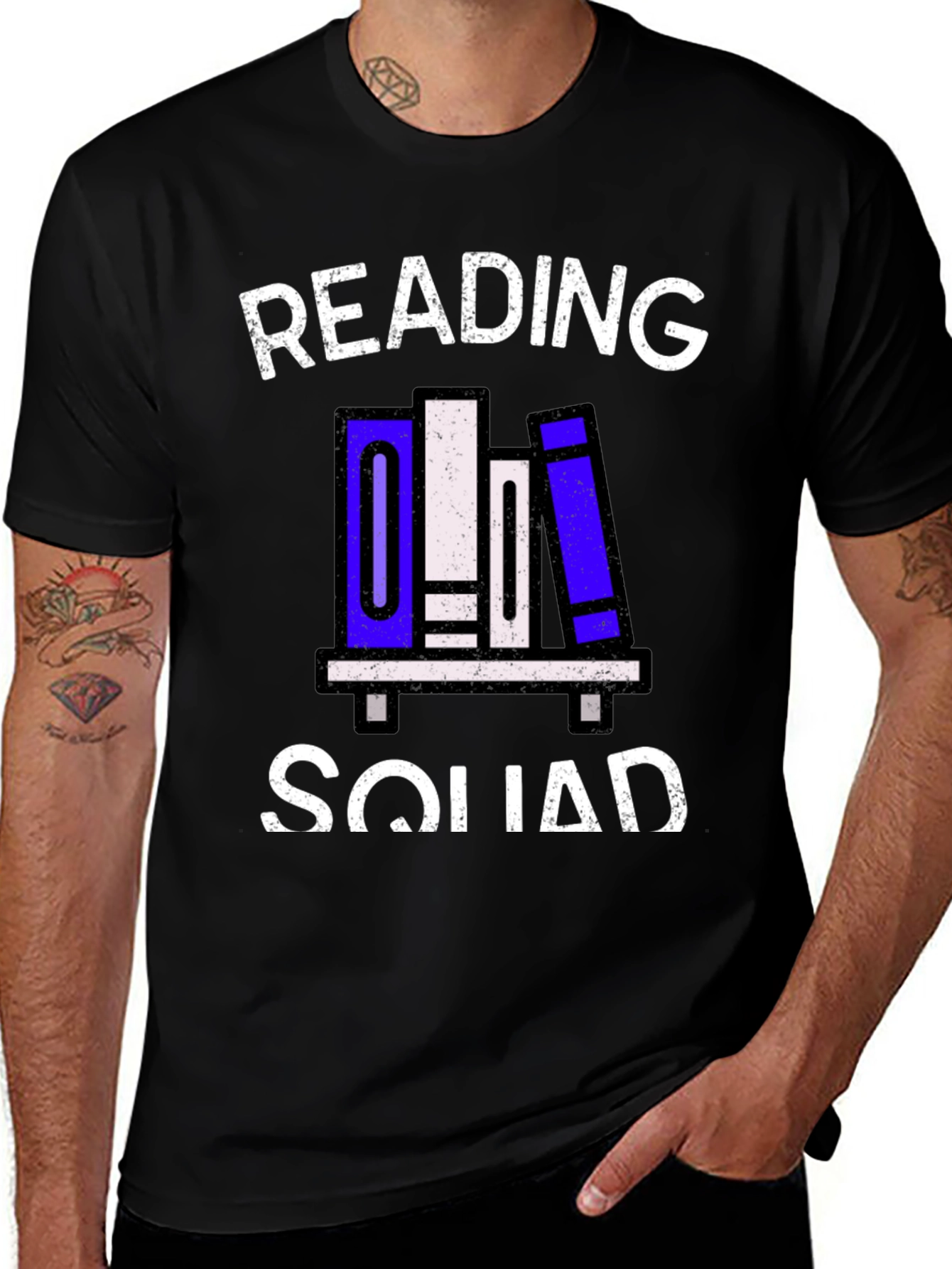 Reading Squad Graphic T-Shirt - Book Lover Tee