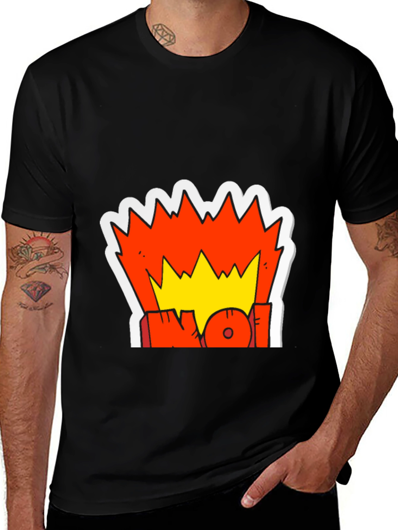 Variant 10 of Cartoon Explosion Graphic Tee