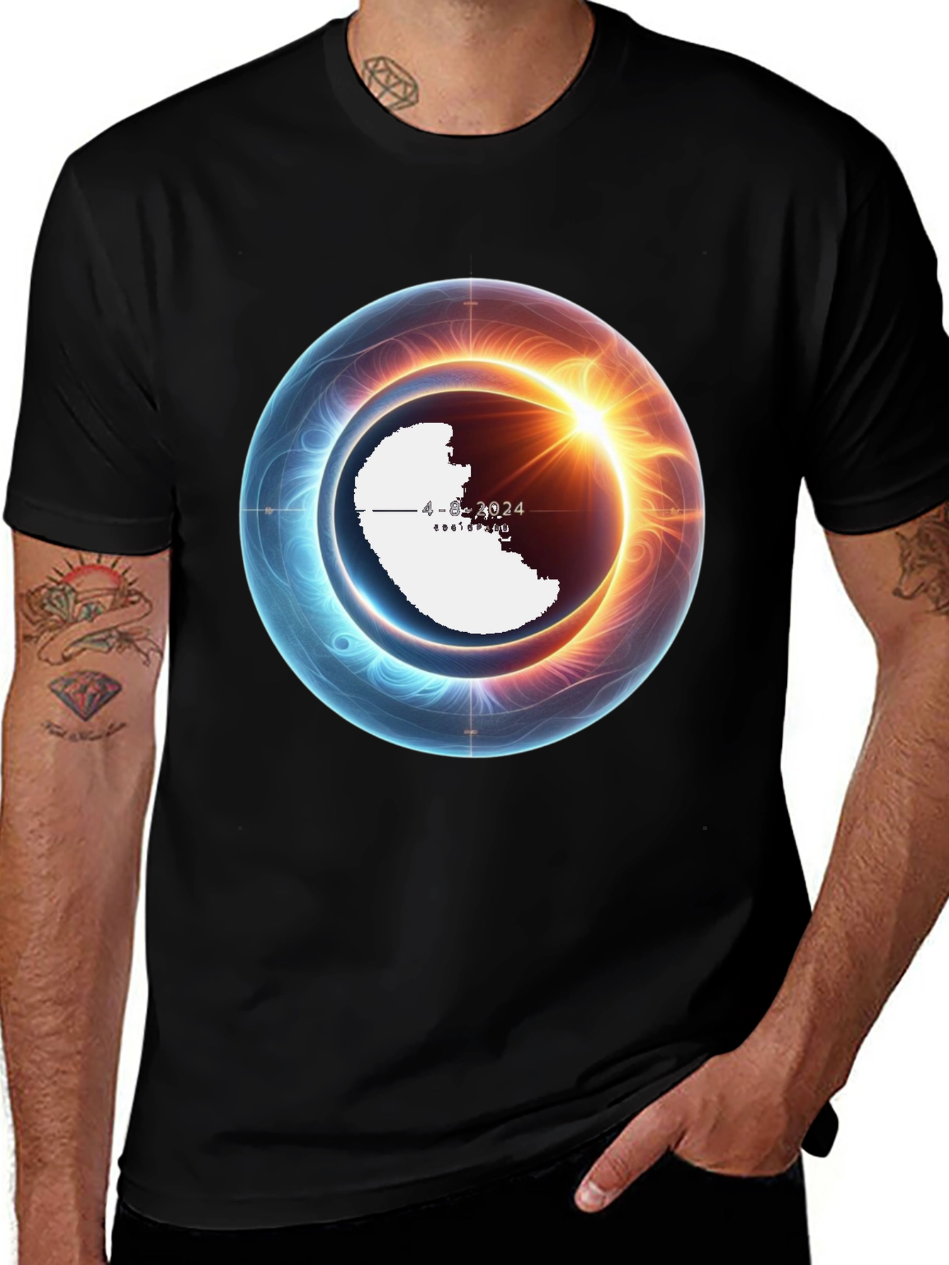 Futuristic Orbit Graphic T-Shirt - Soft Cotton