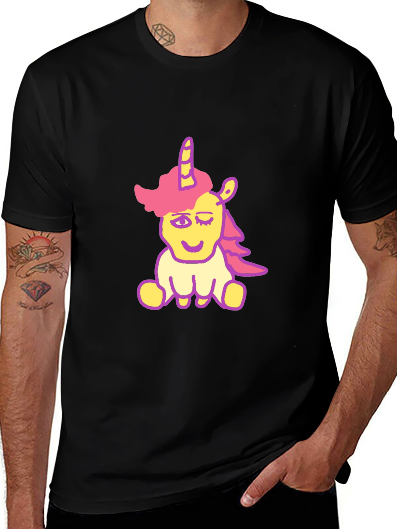 Variant 9 of Unicorn Graphic Print T-Shirt