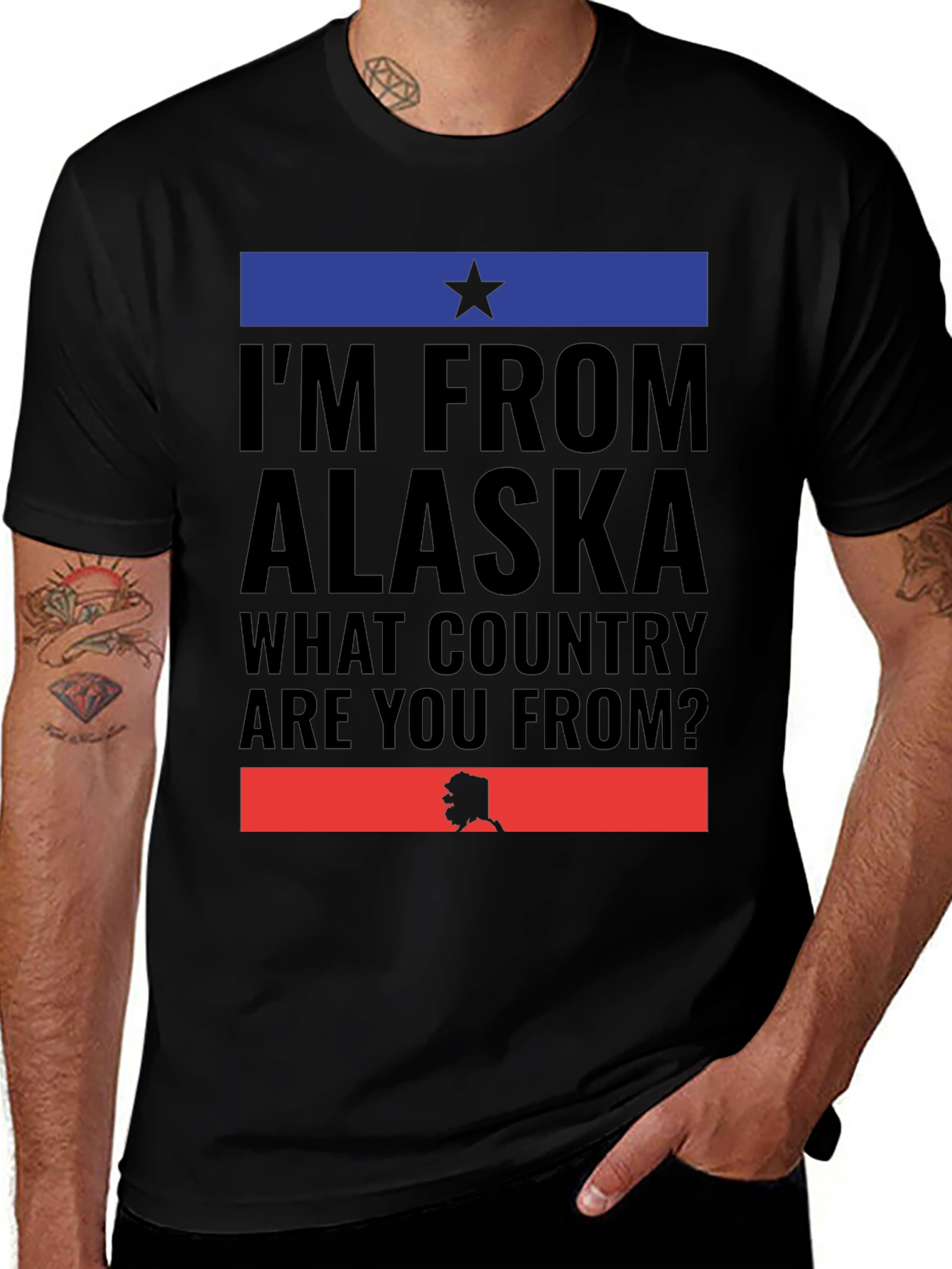 Alaska Pride T-Shirt: What Country Are You From?
