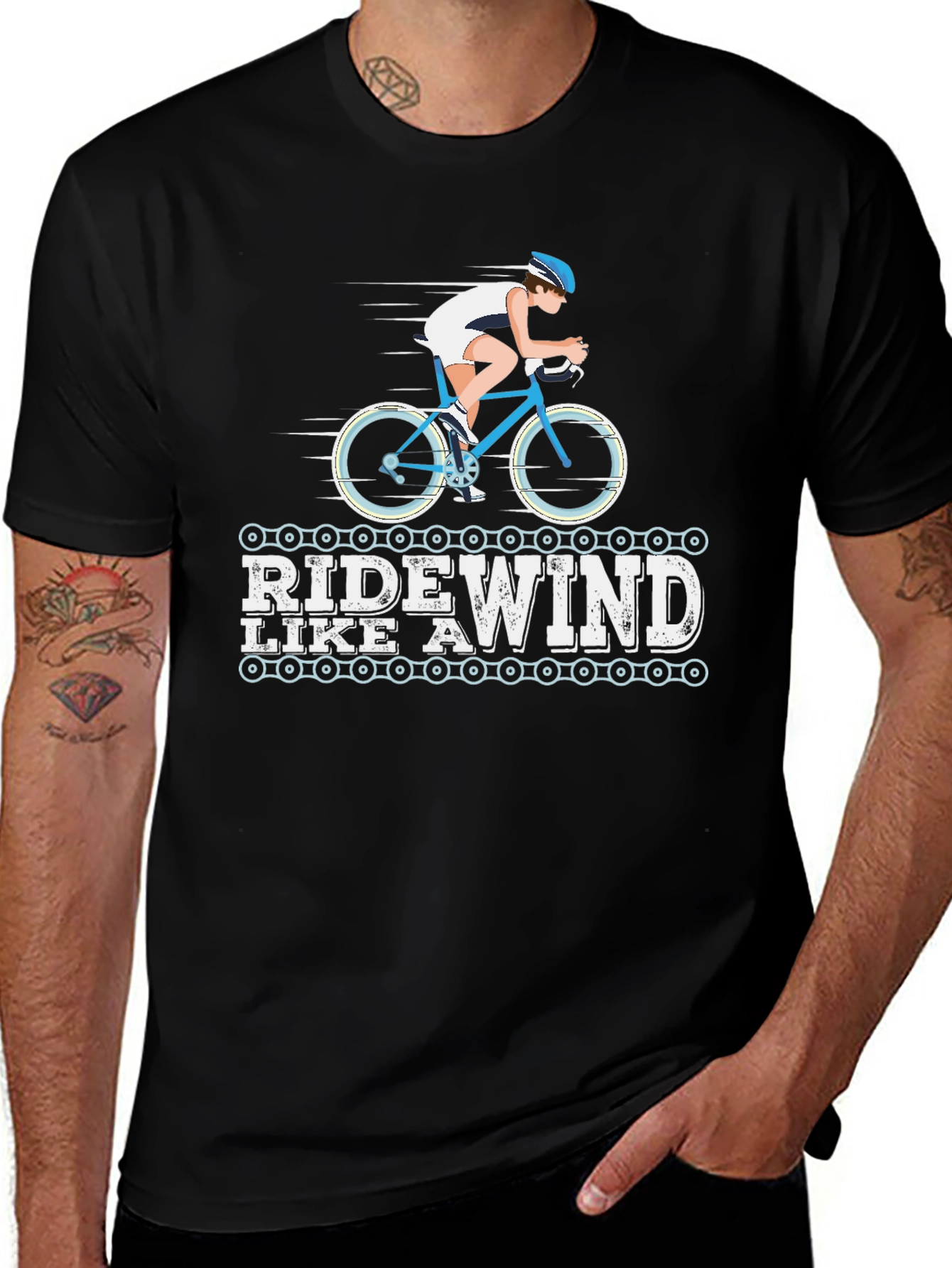 Variant 13 of RideWind Cycling T-Shirt - Perfect for Bike Lovers