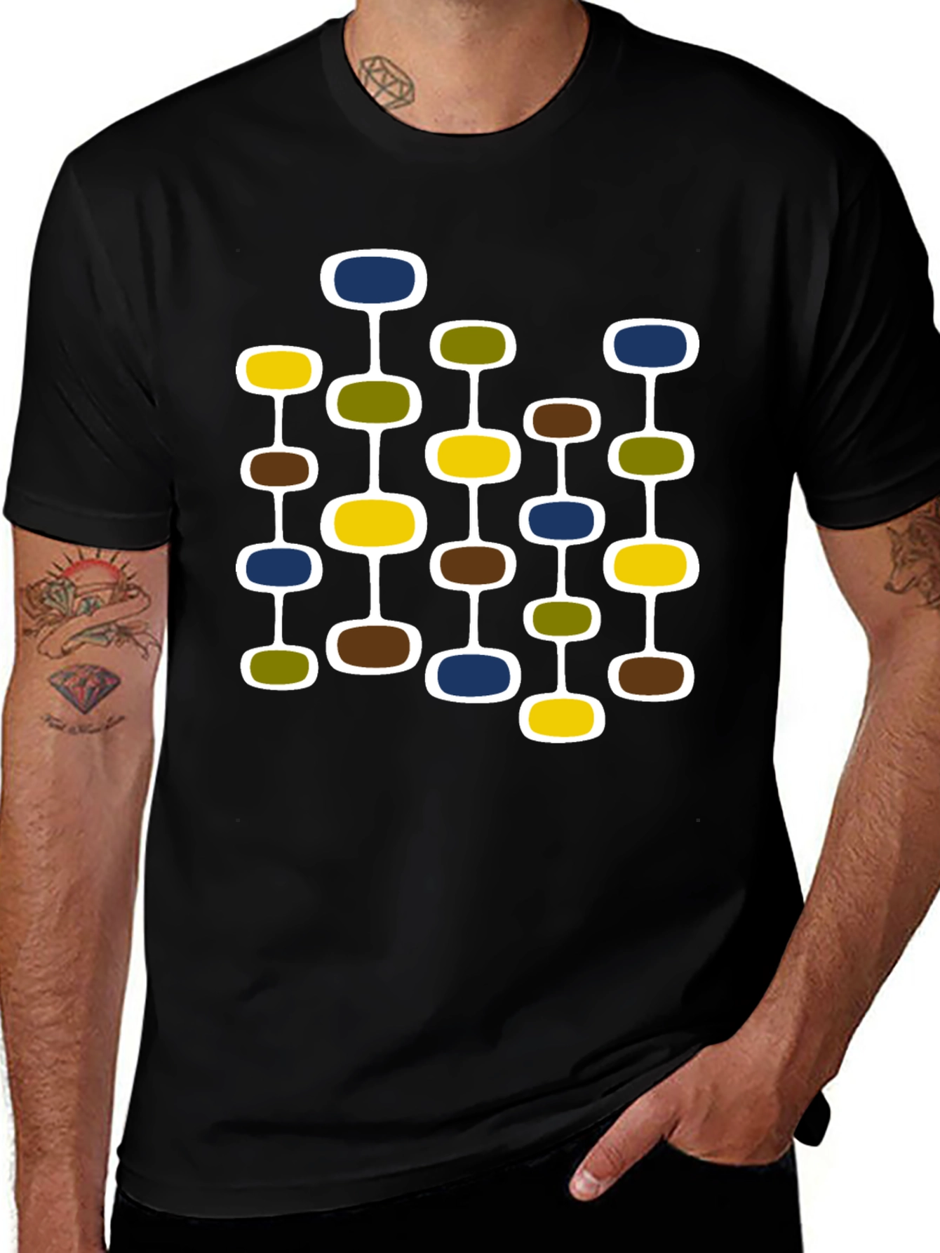 Variant 19 of Retro Atomic Era T-Shirt - Mid Century Modern Design