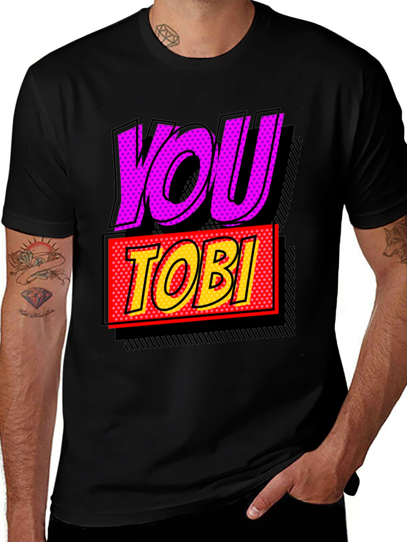 Variant 12 of You Tobi Comic Style Graphic Tee