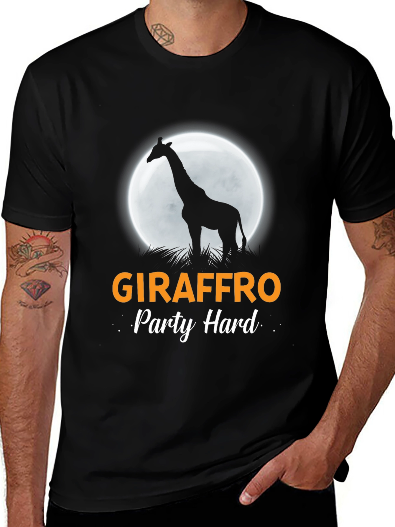 Variant 24 of Giraffro Party Hard T-Shirt