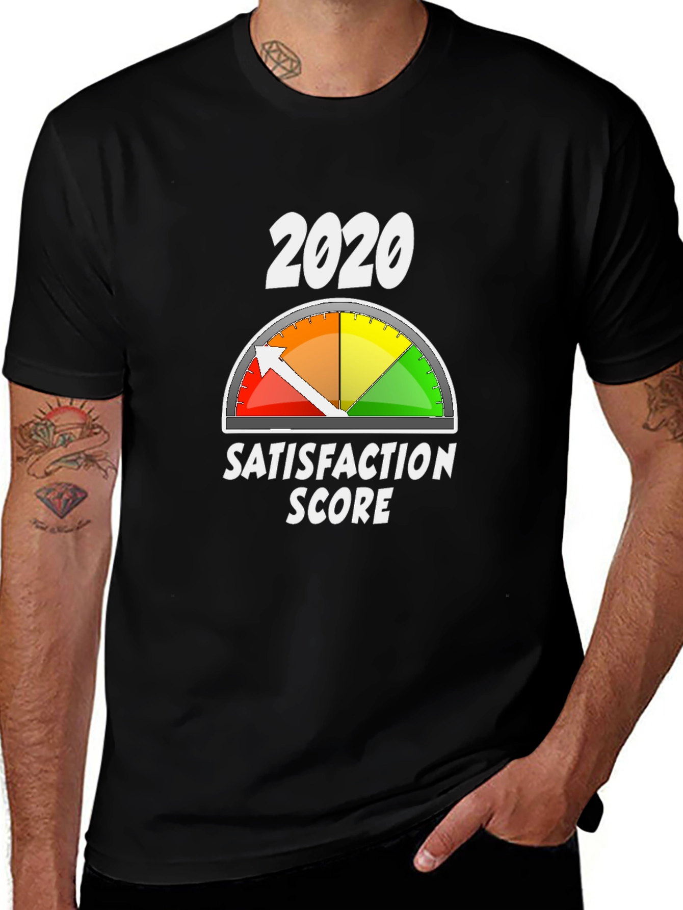 Variant 11 of 2020 Satisfaction Score Graphic Tee - Unisex