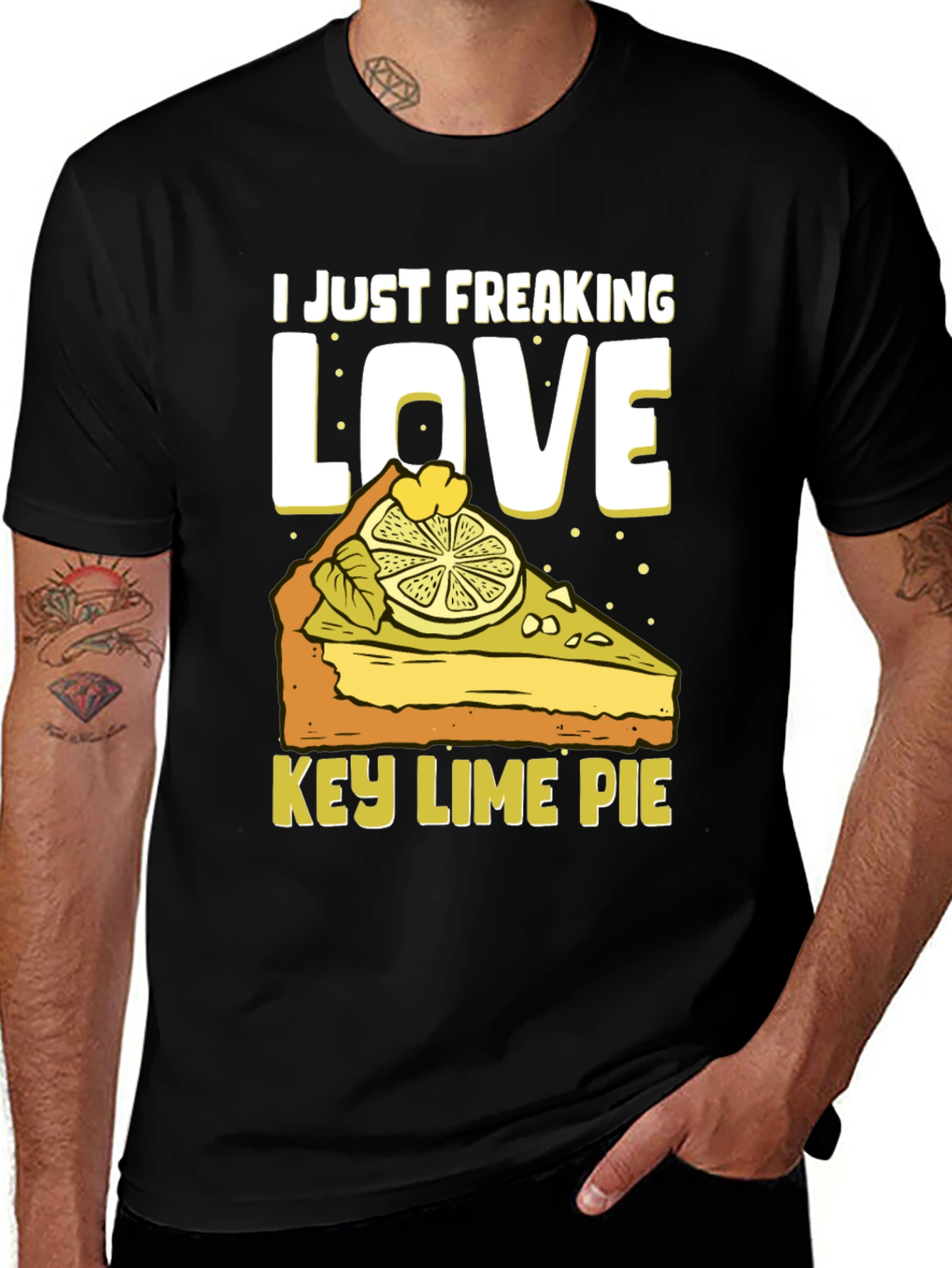 Variant 14 of Key Lime Pie Lover T-Shirt - Freaking Love It!
