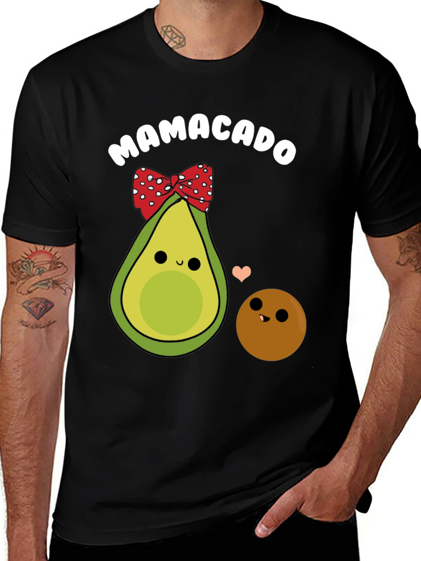 Variant 9 of Mamacado Avocado T-Shirt - Cute Mother's Day Gift