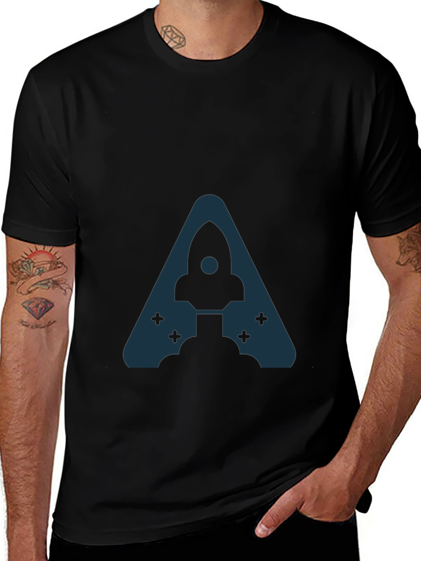 Variant 16 of Rocket Gamer T-Shirt - Soft Cotton Graphic Tee