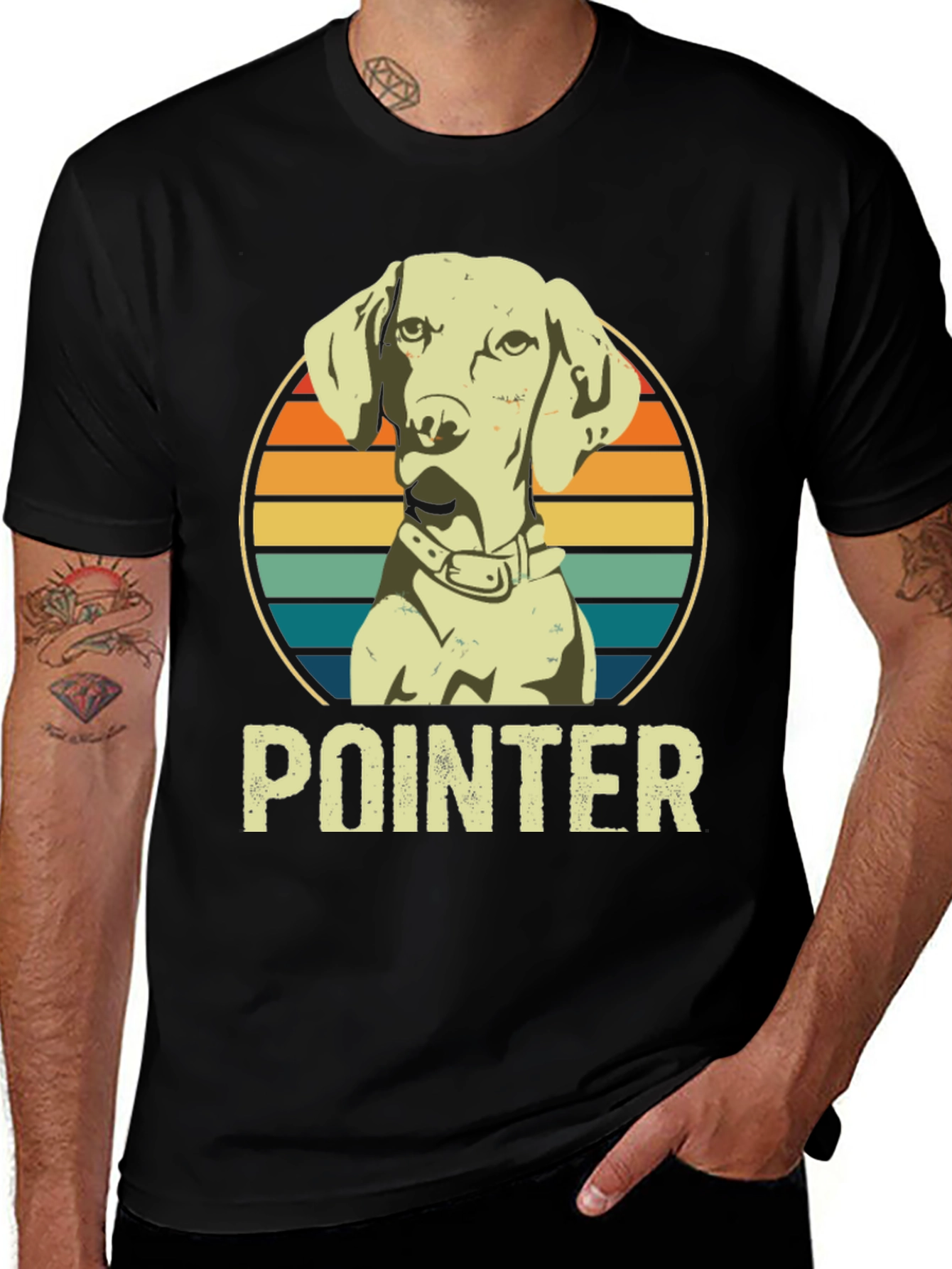 Pointer Dog Graphic T-Shirt