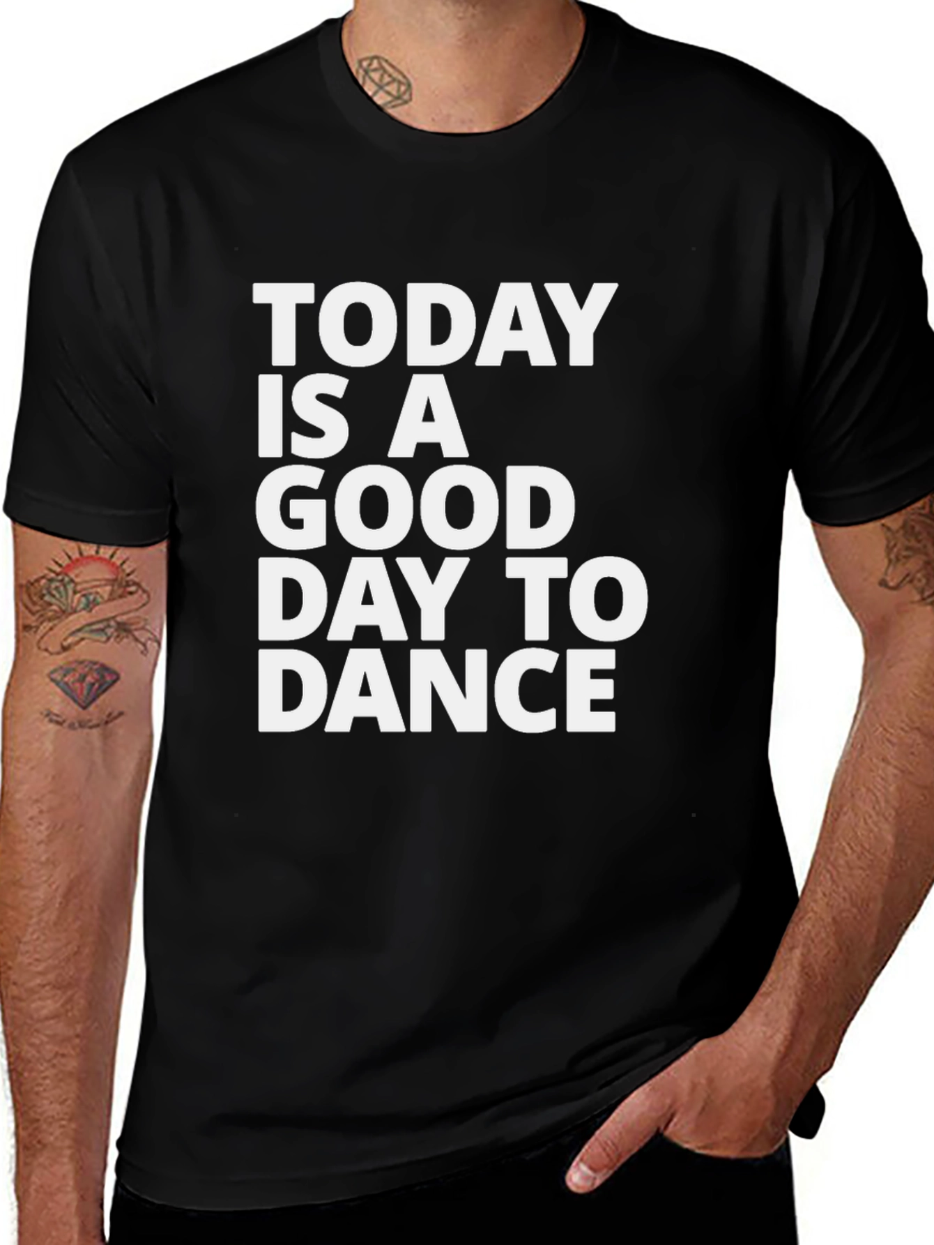 Variant 24 of Dance Today Black Graphic Tee