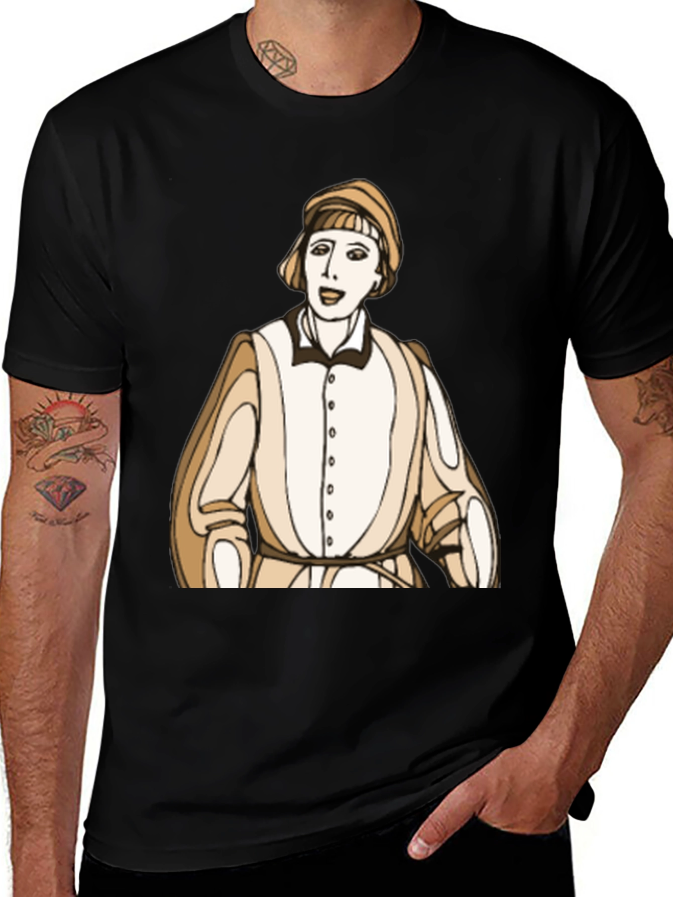 Variant 17 of Renaissance Man Graphic Tee - Unique Style