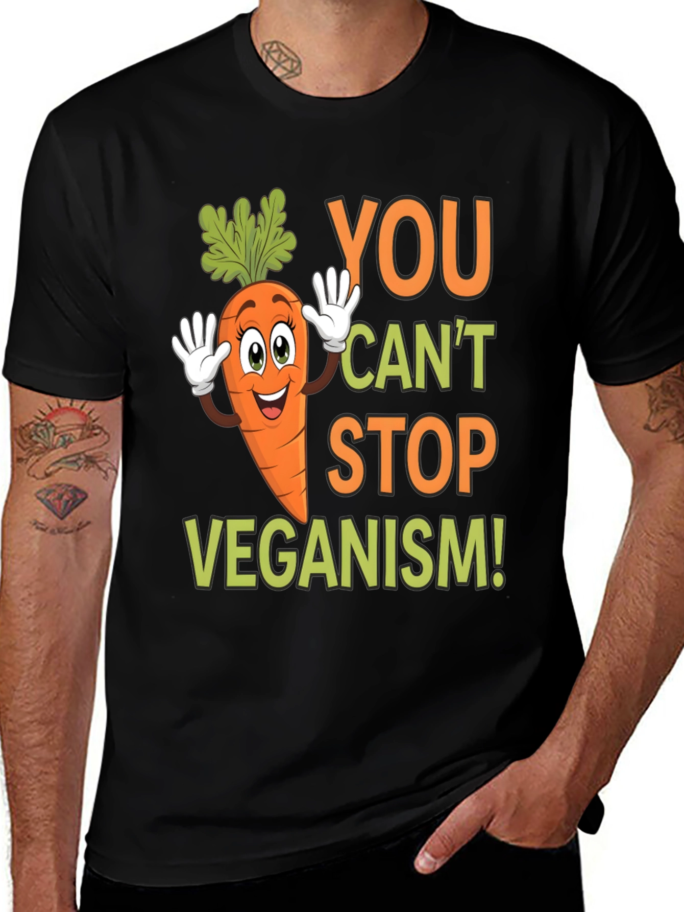 Variant 19 of Veganism Carrot T-Shirt