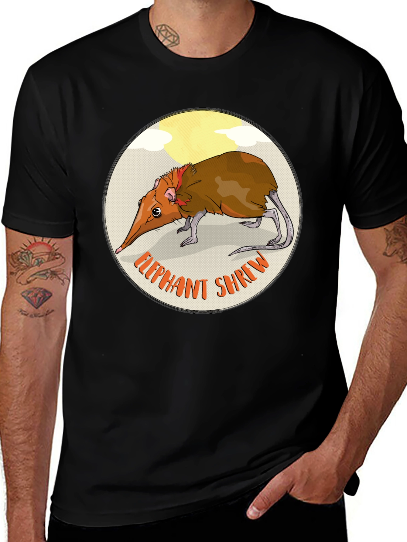 Variant 15 of Elephant Shrew Graphic T-Shirt