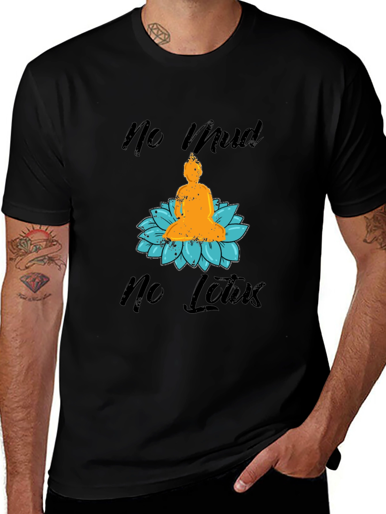 Variant 26 of No Mud No Lotus Graphic Tee