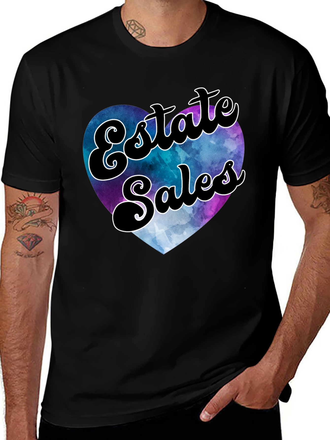 Estate Sales Heart Graphic T-Shirt