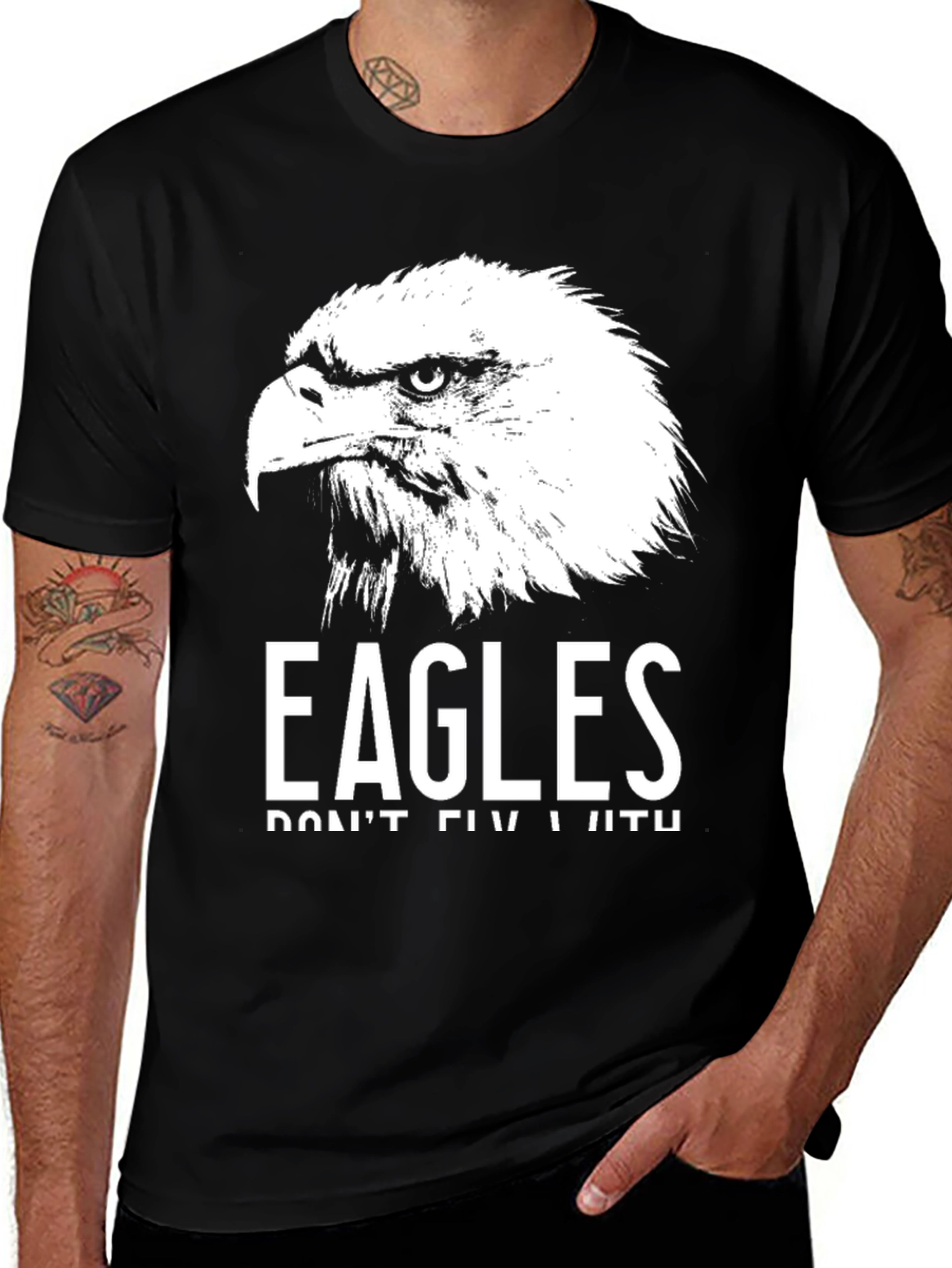 Variant 30 of Eagles Graphic Print T-Shirt