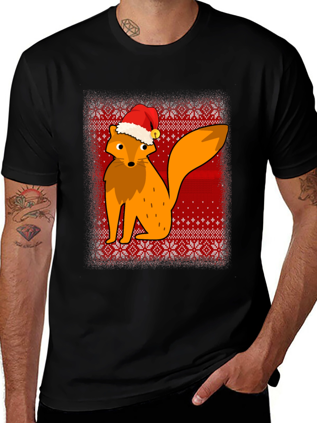 Festive Fox Christmas T-Shirt