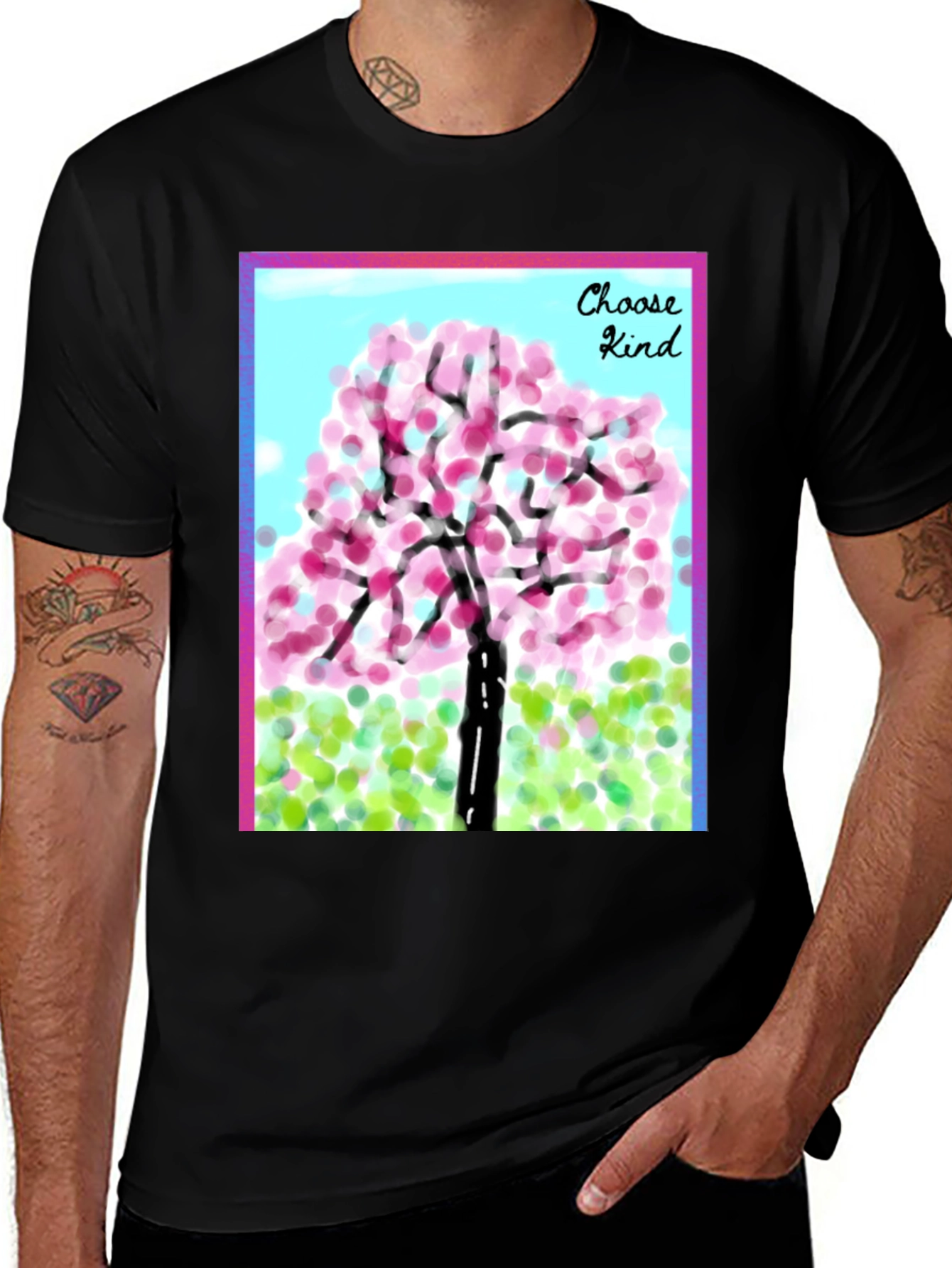 Variant 19 of Choose Kind Tree Graphic Tee