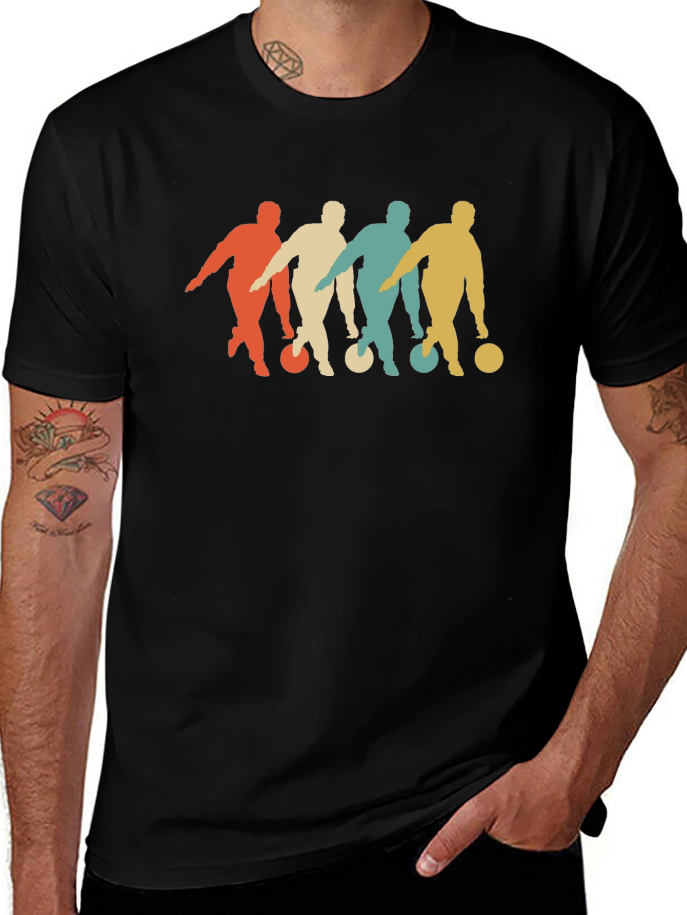 Variant 4 of Retro Bowling Strike T-Shirt